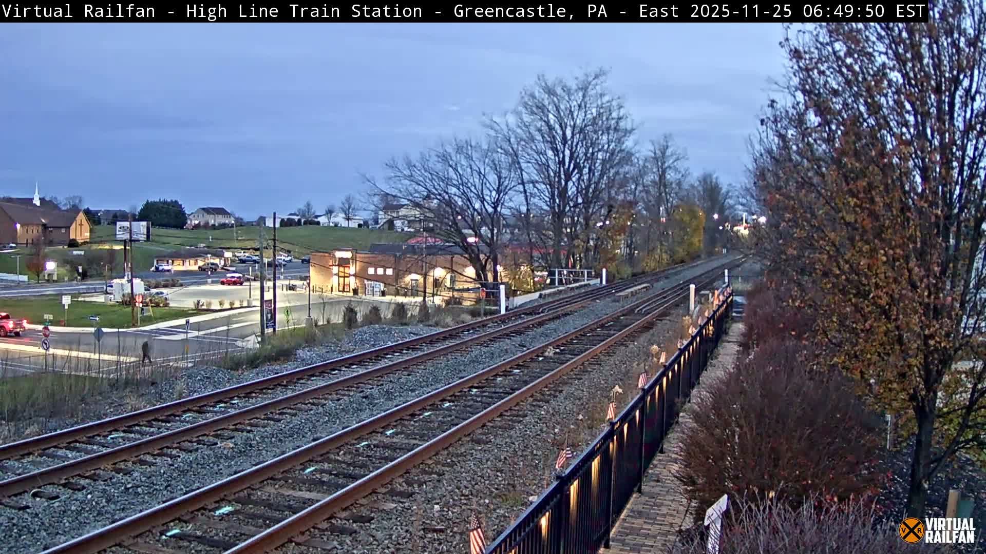 Greencastle Highline Train Station Live Cam - Greencastle, Franklin, Pennsylvania, USA