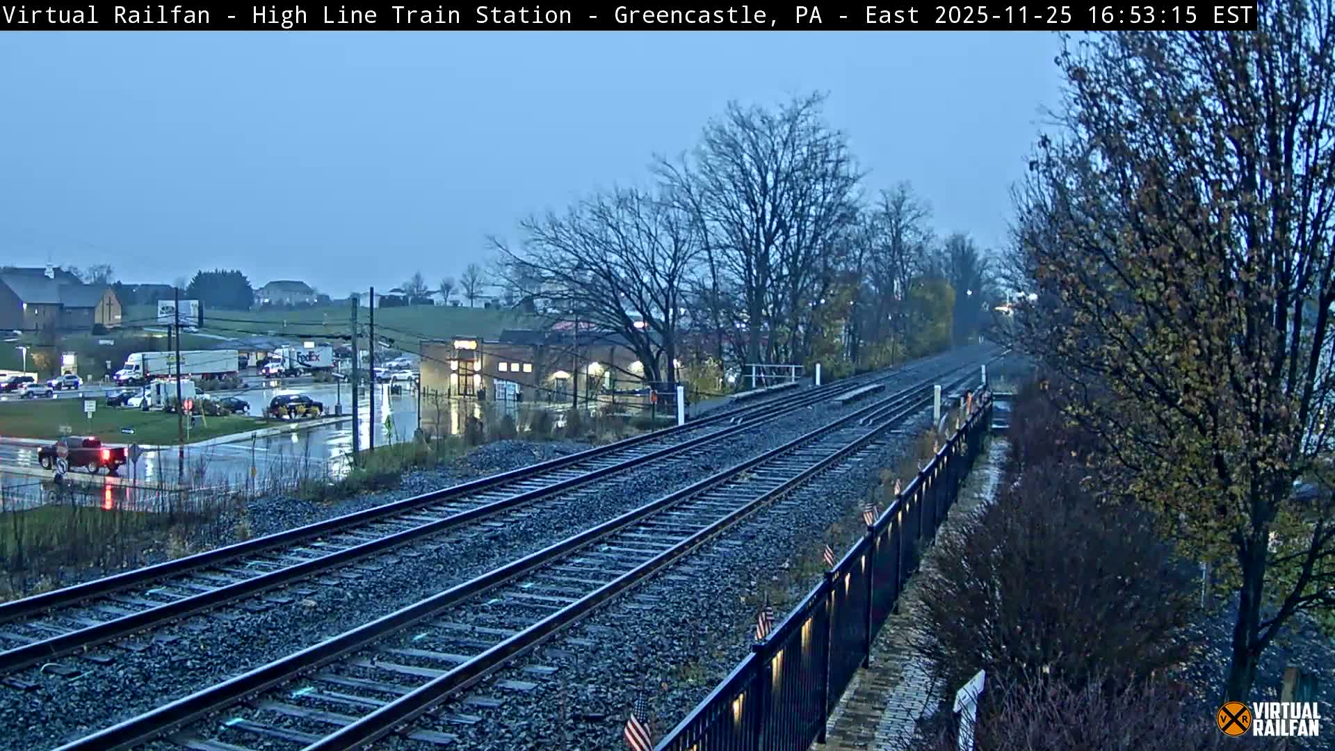 Greencastle Highline Train Station Live Cam - Greencastle, Franklin, Pennsylvania, USA