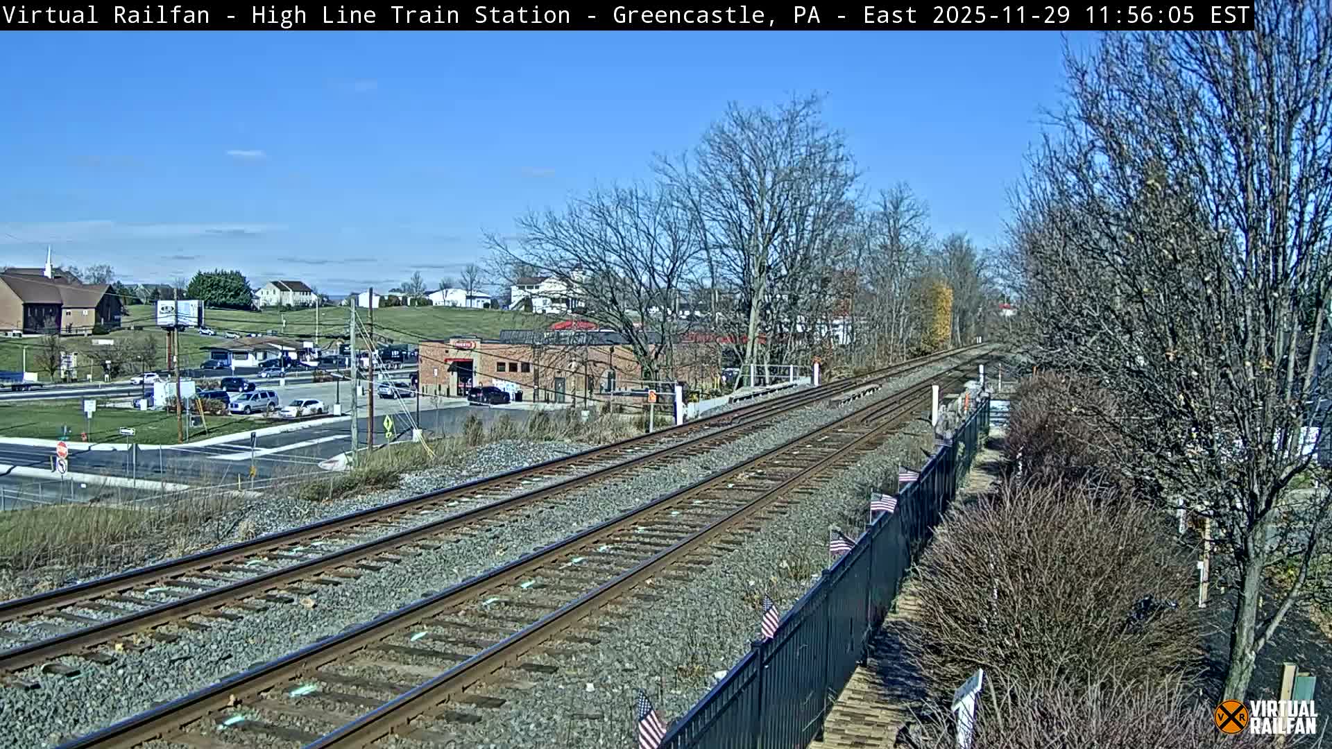 Greencastle Highline Train Station Live Cam - Greencastle, Franklin, Pennsylvania, USA
