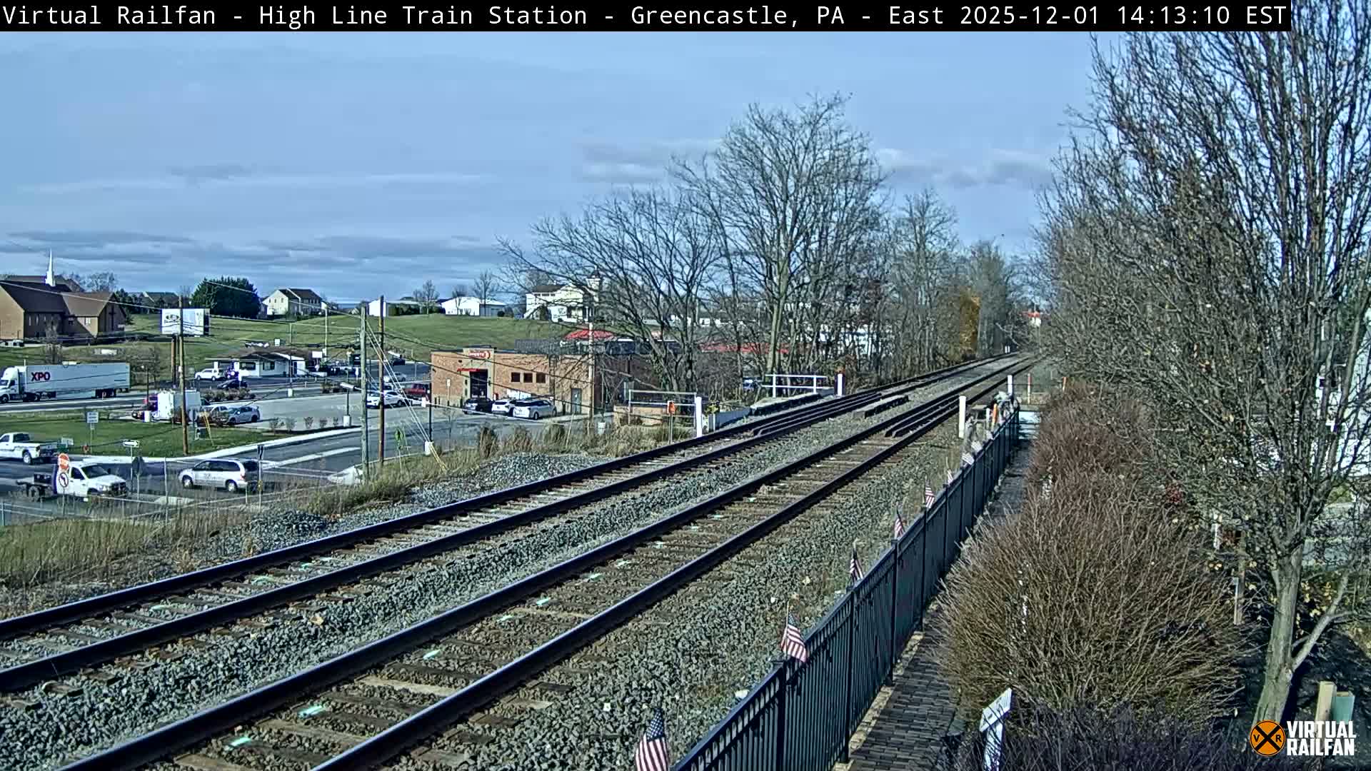 Greencastle Highline Train Station Live Cam - Greencastle, Franklin, Pennsylvania, USA