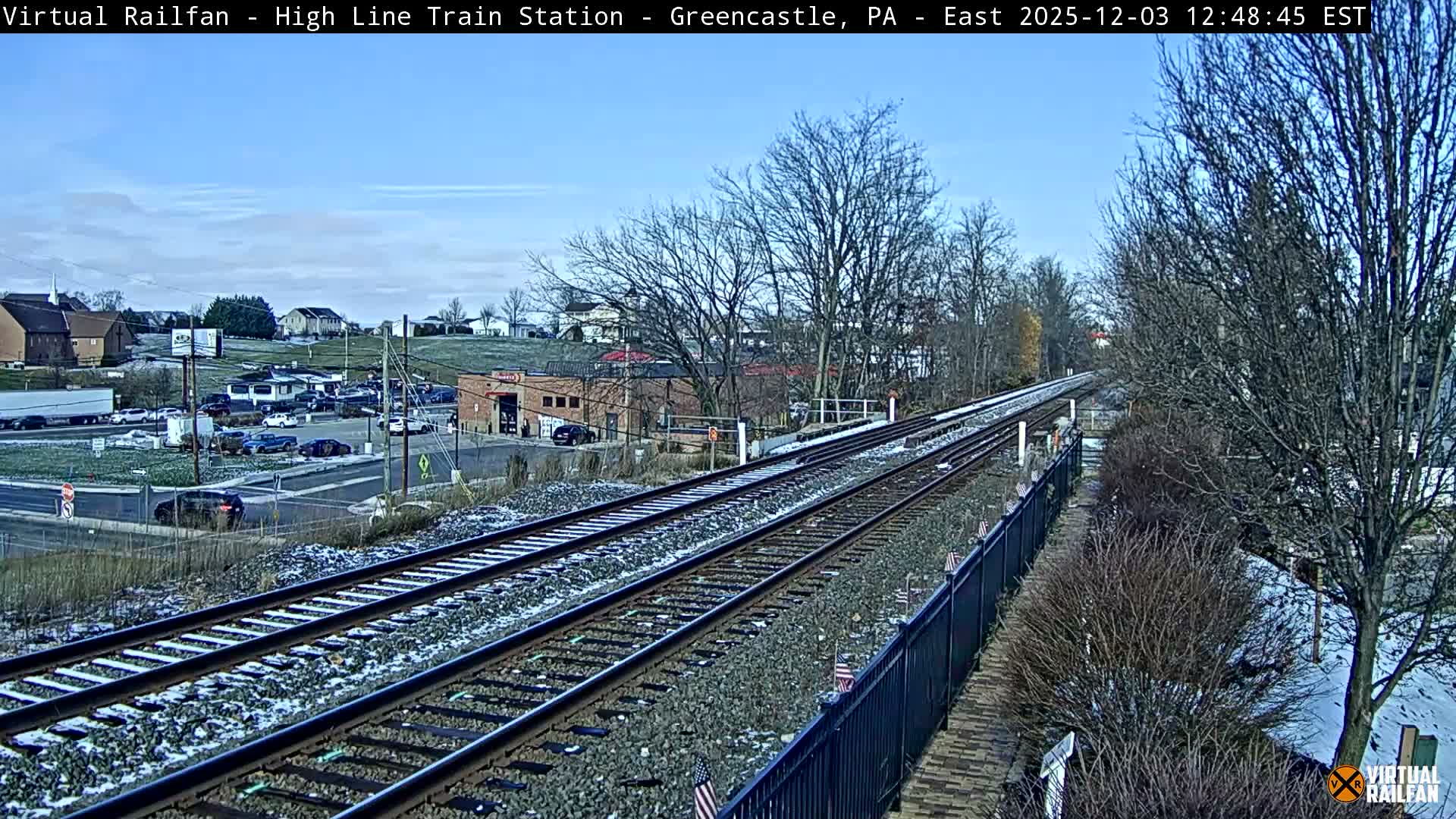 Greencastle Highline Train Station Live Cam - Greencastle, Franklin, Pennsylvania, USA