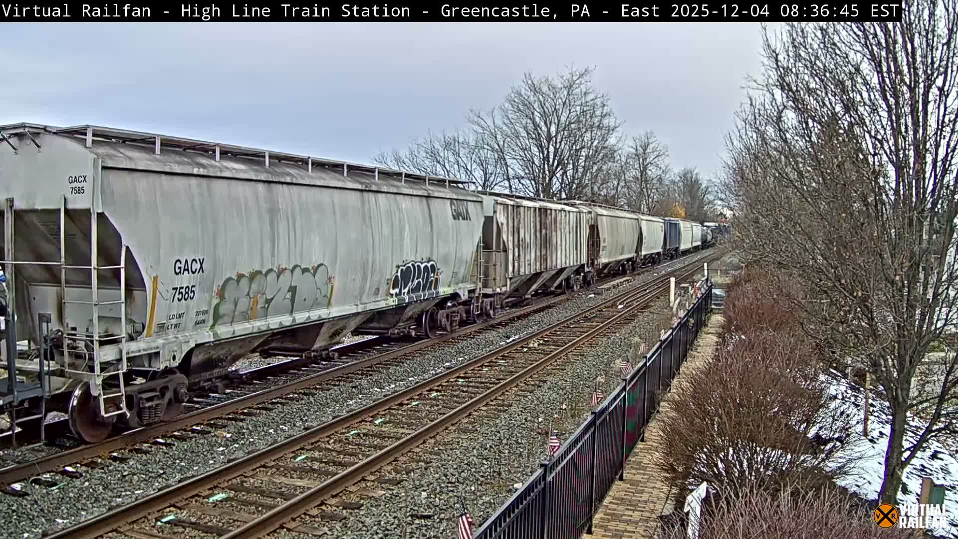 Greencastle Highline Train Station Live Cam - Greencastle, Franklin, Pennsylvania, USA