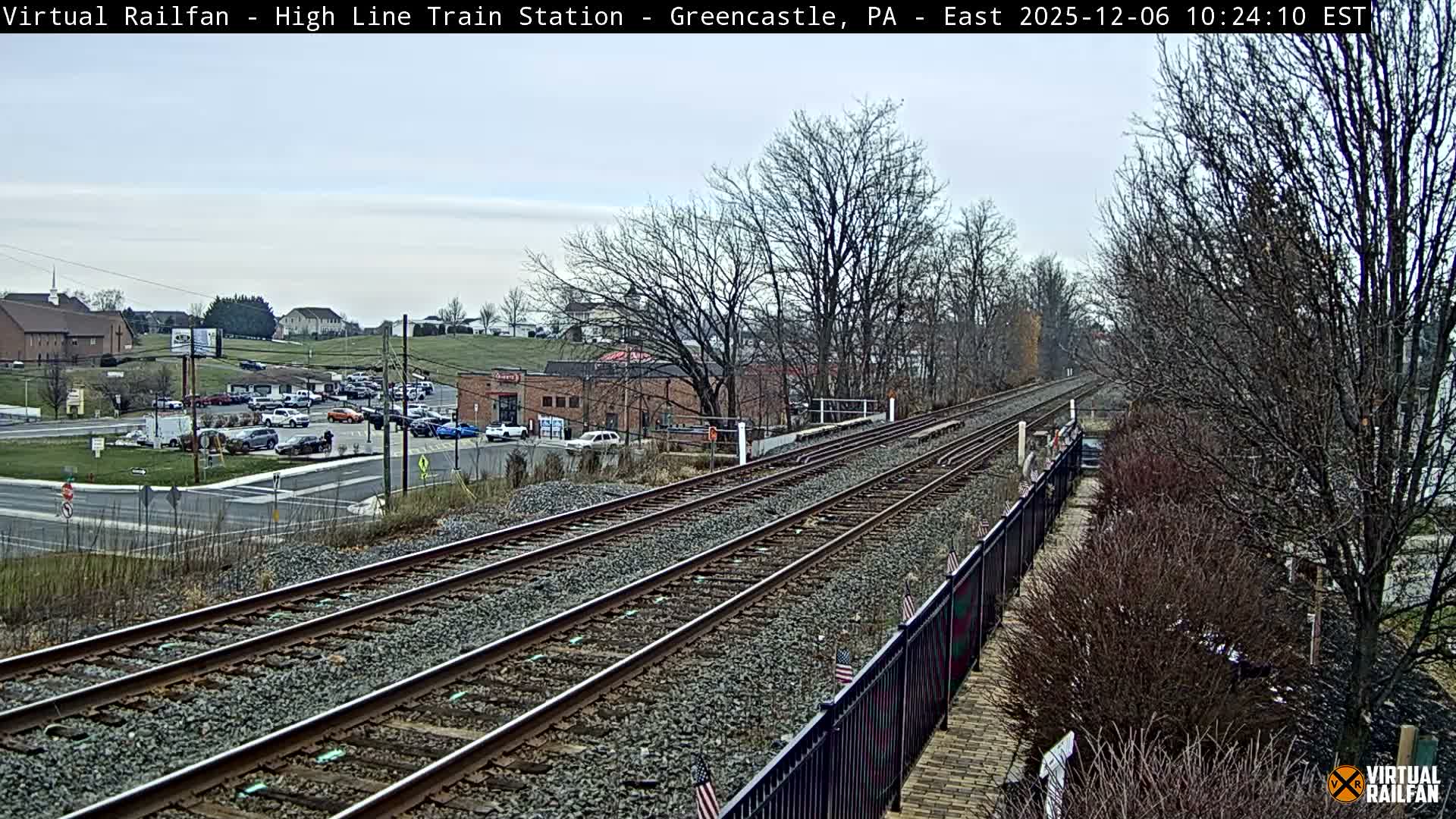 Greencastle Highline Train Station Live Cam - Greencastle, Franklin, Pennsylvania, USA