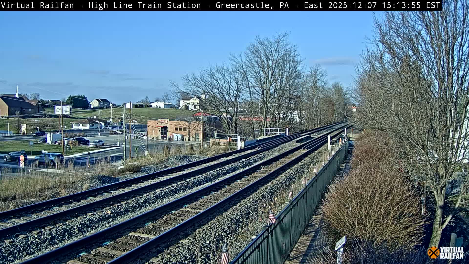 Greencastle Highline Train Station Live Cam - Greencastle, Franklin, Pennsylvania, USA