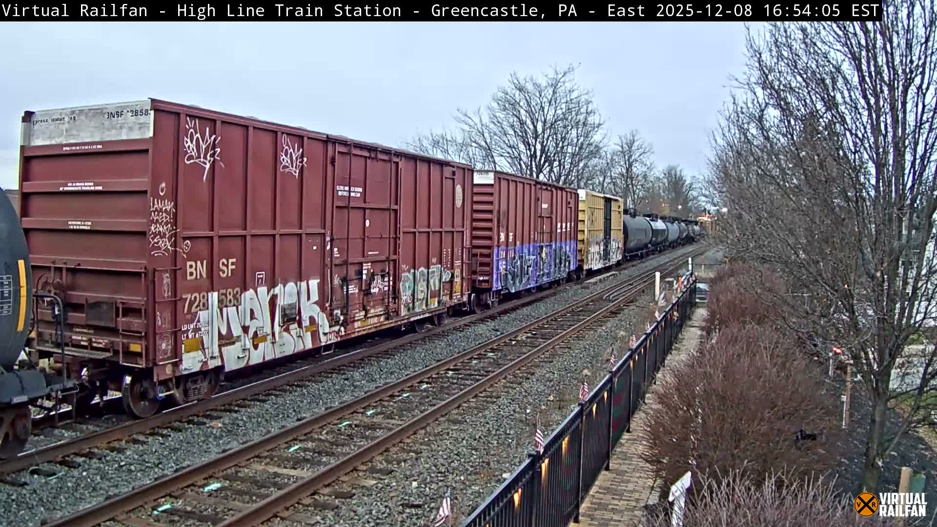 Greencastle Highline Train Station Live Cam - Greencastle, Franklin, Pennsylvania, USA
