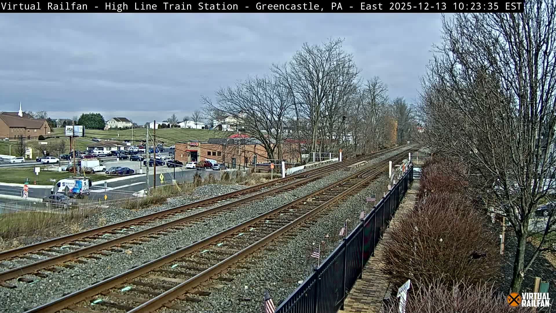 Greencastle Highline Train Station Live Cam - Greencastle, Franklin, Pennsylvania, USA