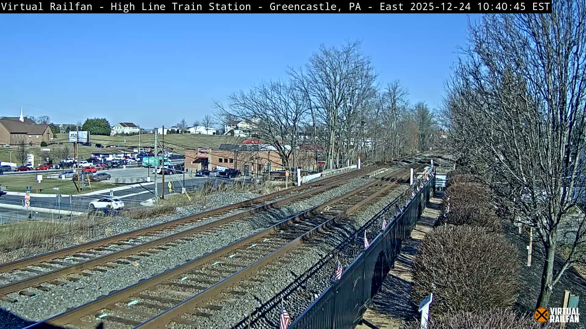 Greencastle Highline Train Station Live Cam - Greencastle, Franklin, Pennsylvania, USA