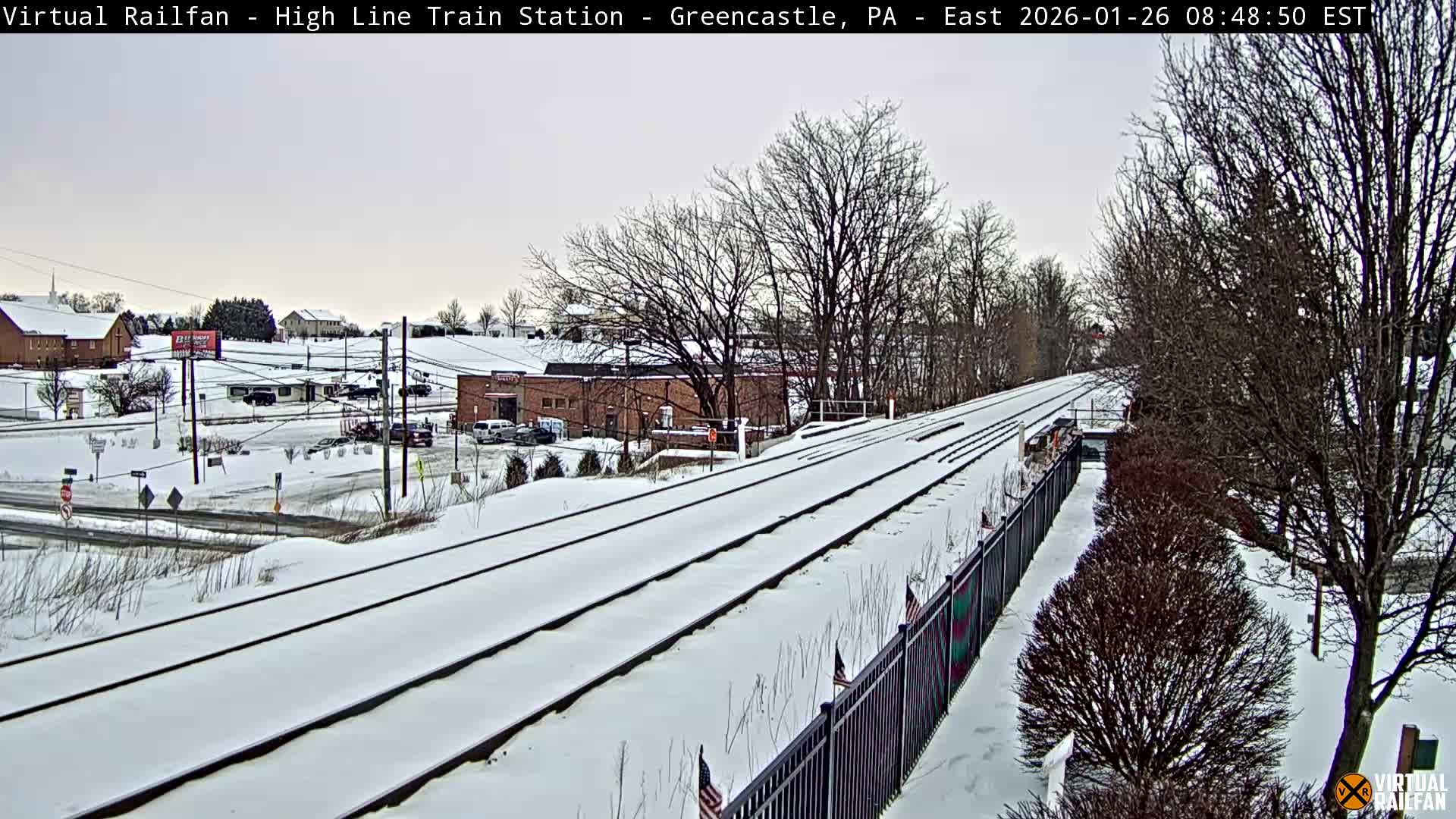 Greencastle Highline Train Station Live Cam - Greencastle, Franklin, Pennsylvania, USA