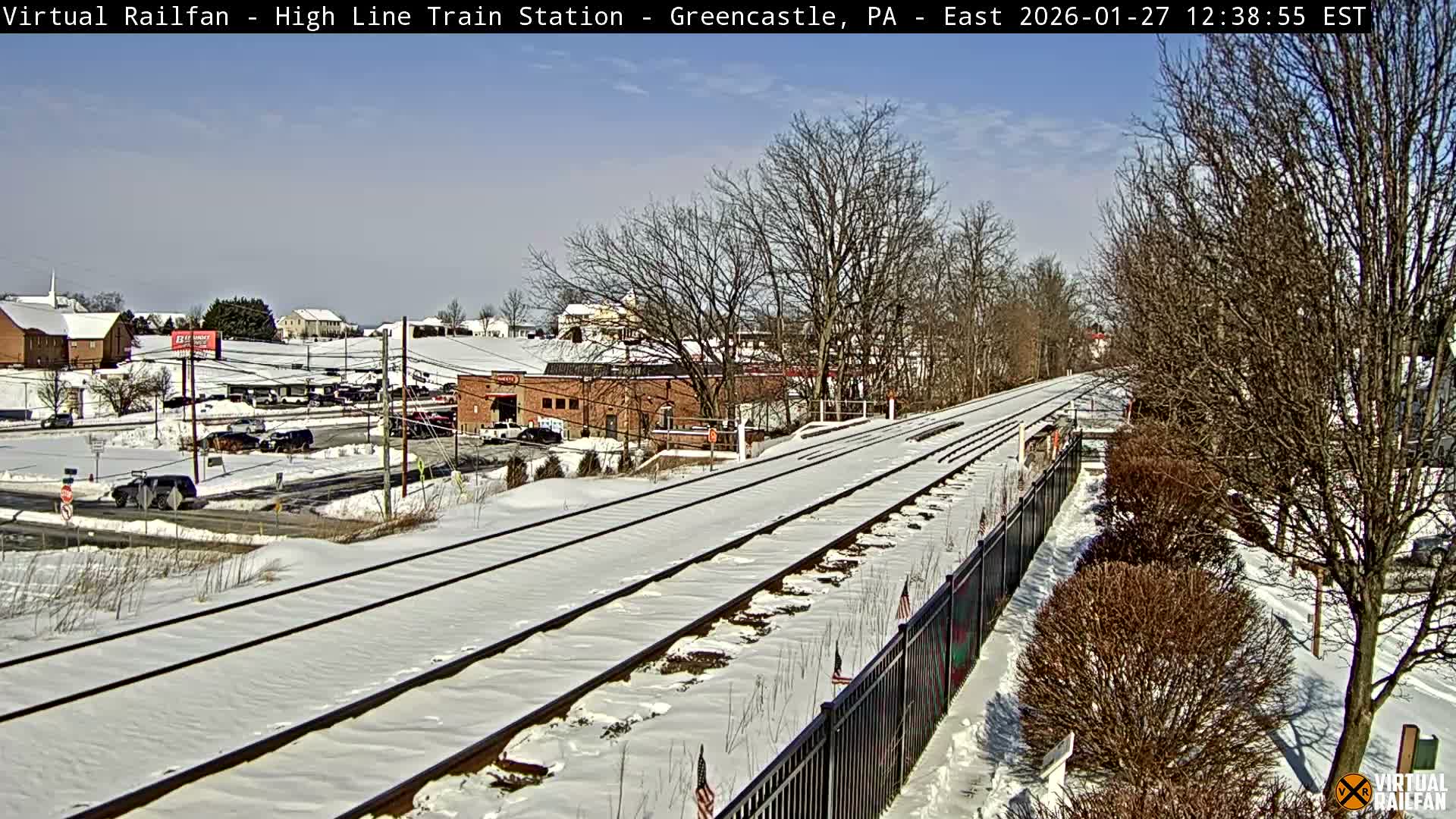 Greencastle Highline Train Station Live Cam - Greencastle, Franklin, Pennsylvania, USA