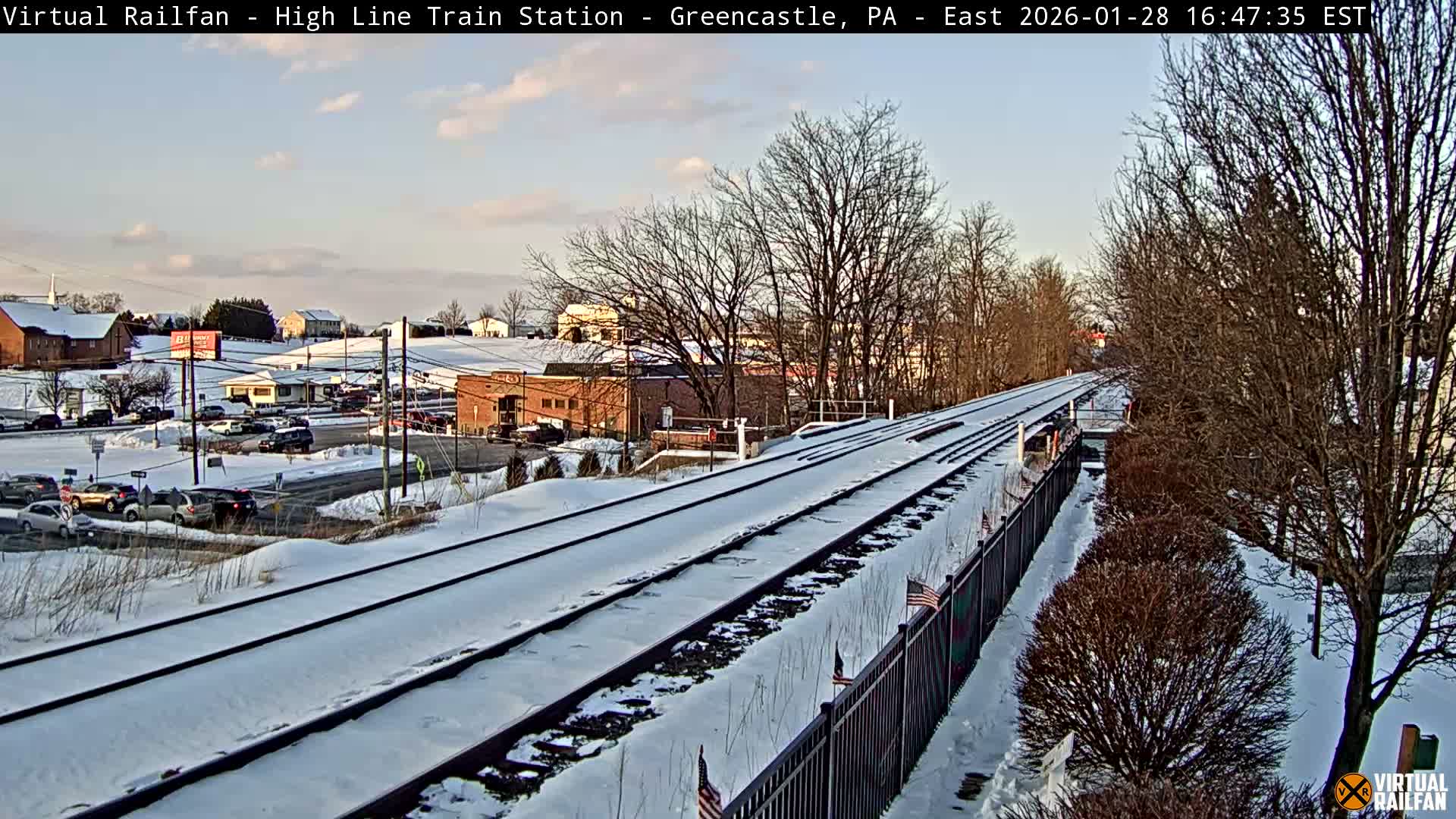 Greencastle Highline Train Station Live Cam - Greencastle, Franklin, Pennsylvania, USA