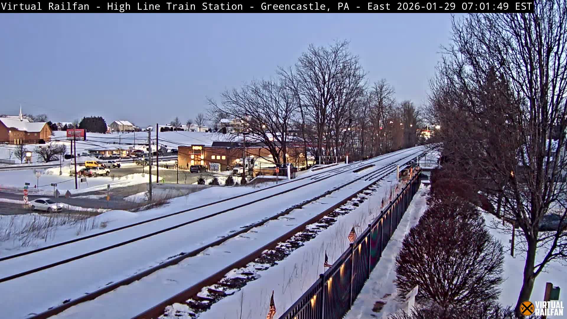 Greencastle Highline Train Station Live Cam - Greencastle, Franklin, Pennsylvania, USA
