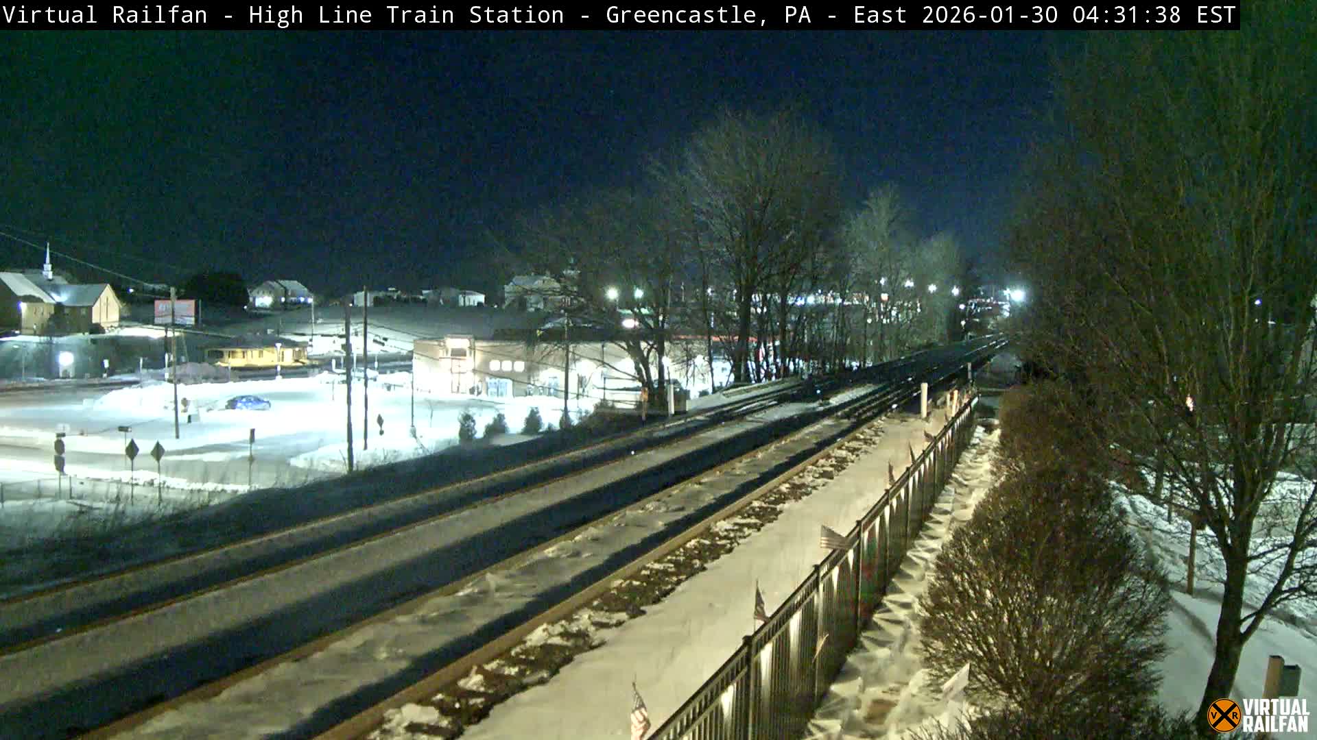 Greencastle Highline Train Station Live Cam - Greencastle, Franklin, Pennsylvania, USA