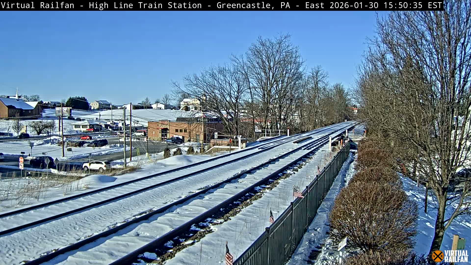 Greencastle Highline Train Station Live Cam - Greencastle, Franklin, Pennsylvania, USA