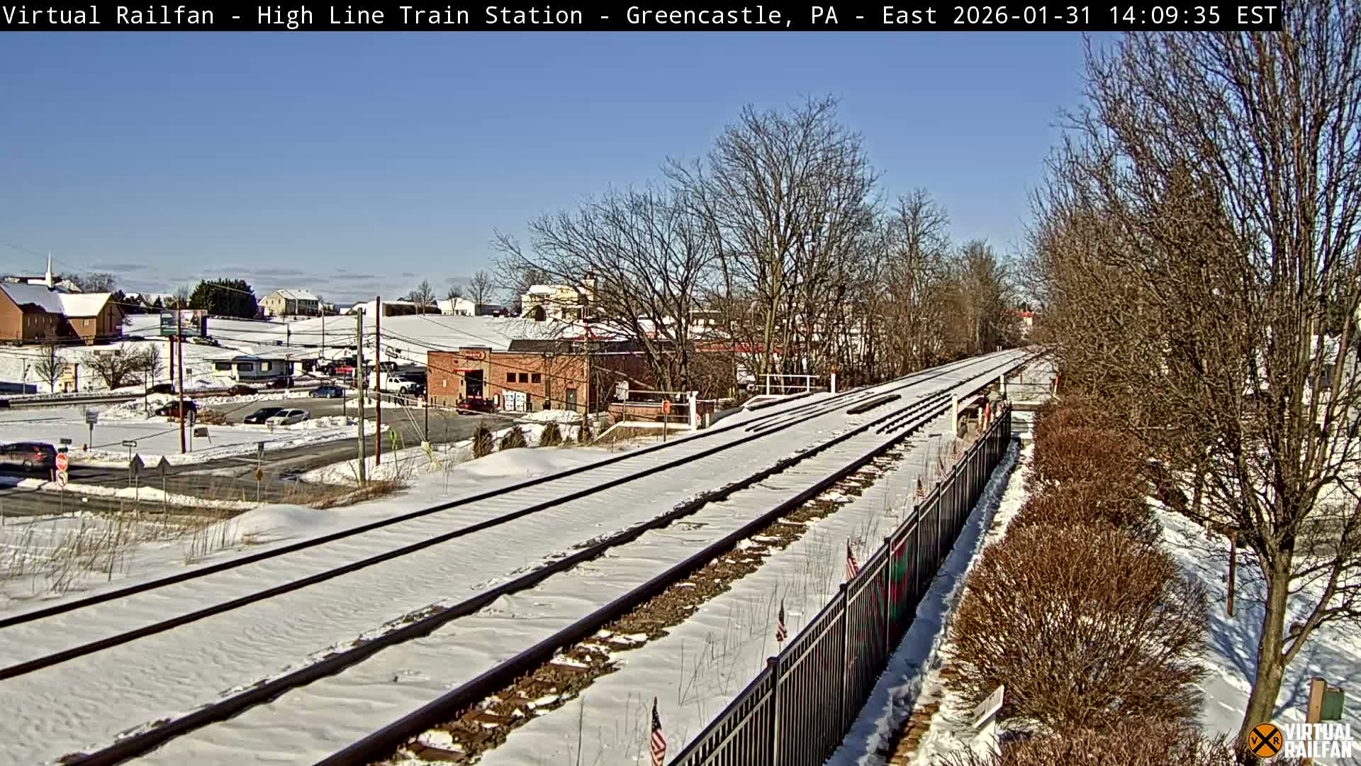 Greencastle Highline Train Station Live Cam - Greencastle, Franklin, Pennsylvania, USA