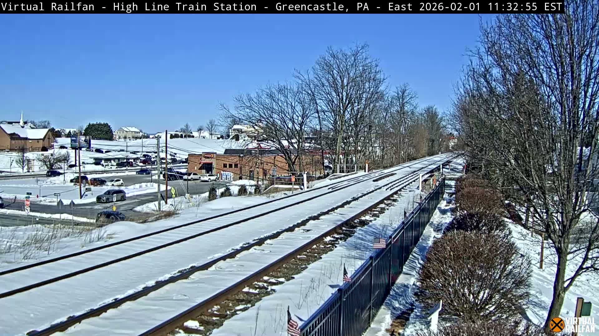 Greencastle Highline Train Station Live Cam - Greencastle, Franklin, Pennsylvania, USA