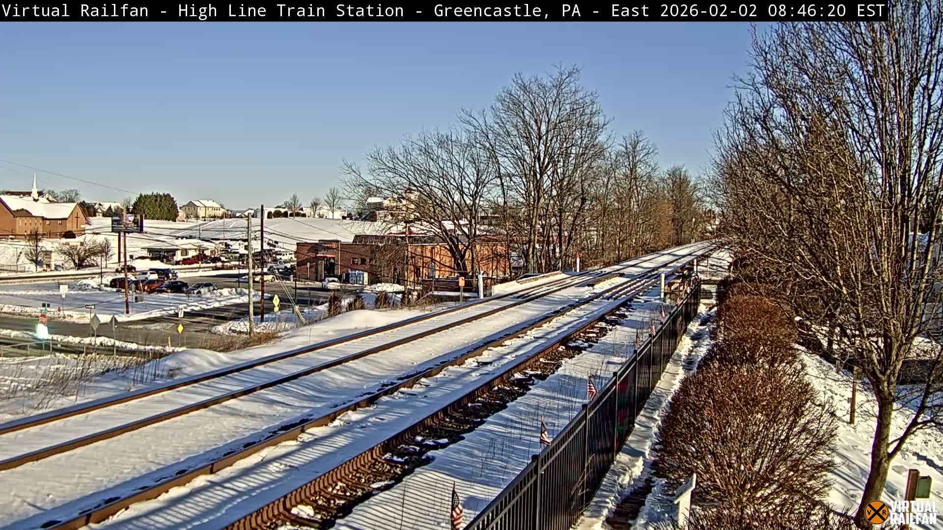 Greencastle Highline Train Station Live Cam - Greencastle, Franklin, Pennsylvania, USA