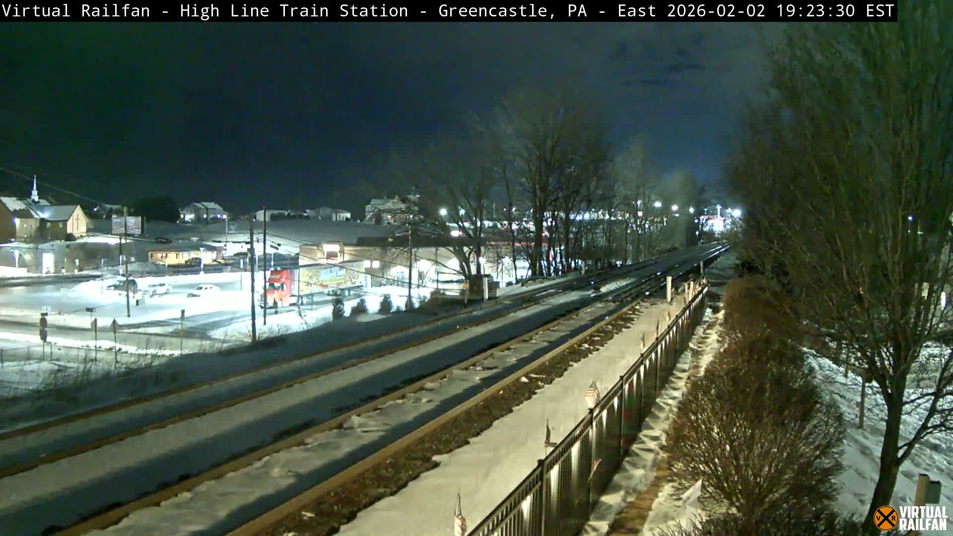 Greencastle Highline Train Station Live Cam - Greencastle, Franklin, Pennsylvania, USA