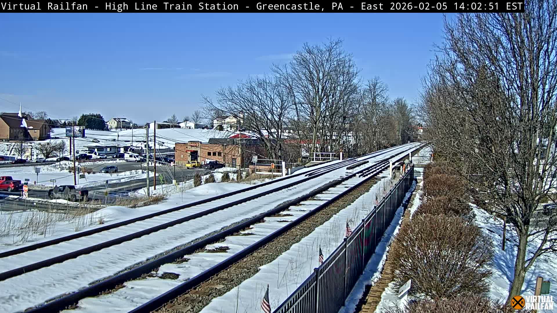 Greencastle Highline Train Station Live Cam - Greencastle, Franklin, Pennsylvania, USA