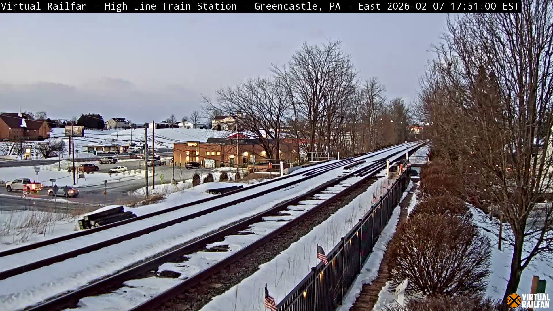 Greencastle Highline Train Station Live Cam - Greencastle, Franklin, Pennsylvania, USA