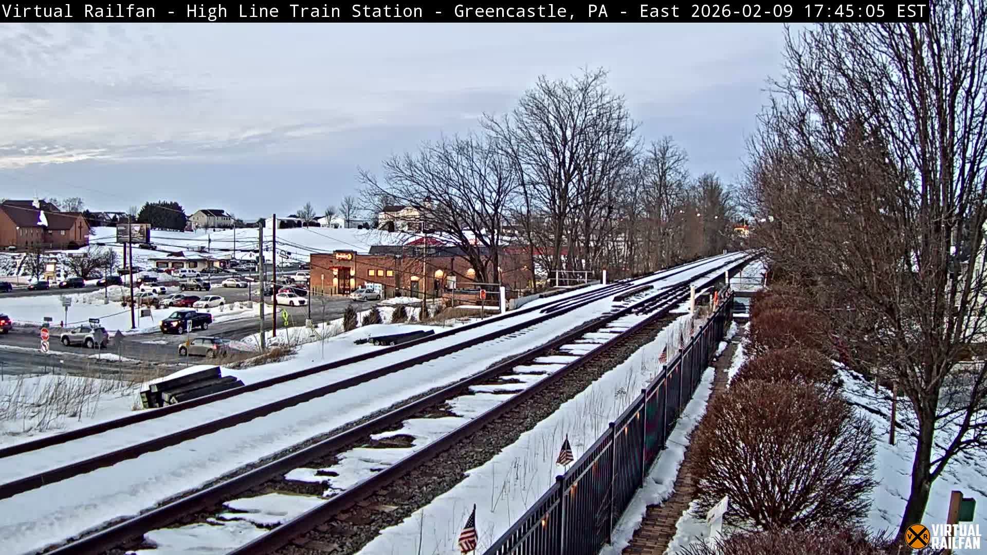 Greencastle Highline Train Station Live Cam - Greencastle, Franklin, Pennsylvania, USA