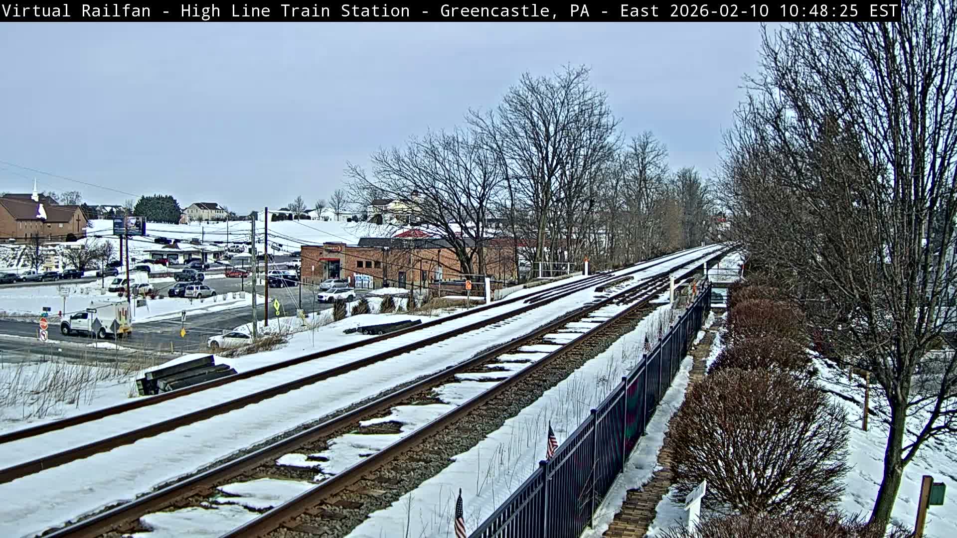 Greencastle Highline Train Station Live Cam - Greencastle, Franklin, Pennsylvania, USA