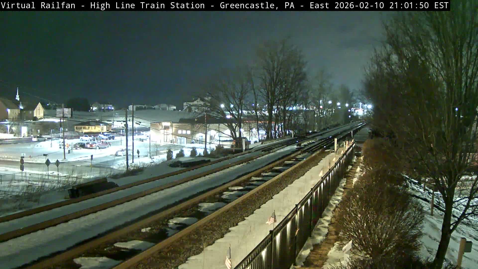 Greencastle Highline Train Station Live Cam - Greencastle, Franklin, Pennsylvania, USA