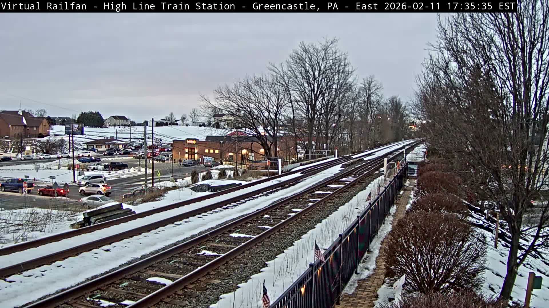 Greencastle Highline Train Station Live Cam - Greencastle, Franklin, Pennsylvania, USA