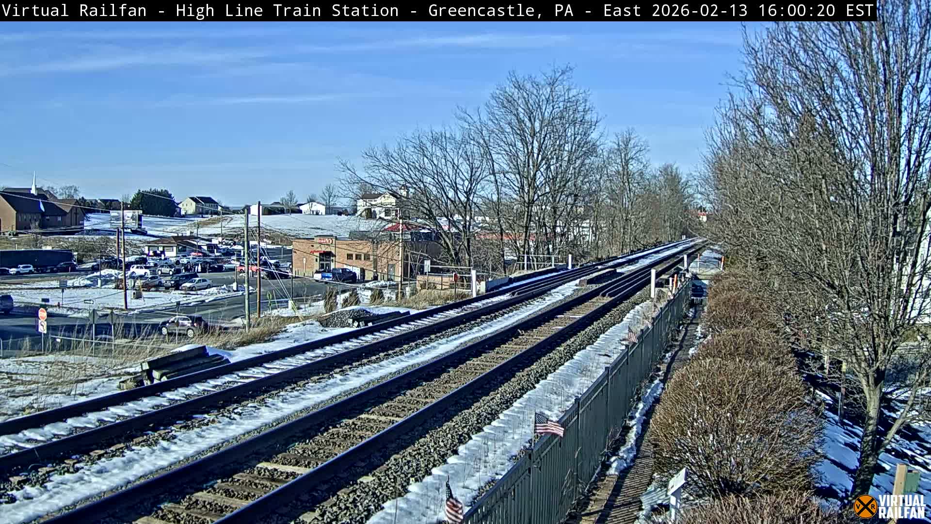 Greencastle Highline Train Station Live Cam - Greencastle, Franklin, Pennsylvania, USA