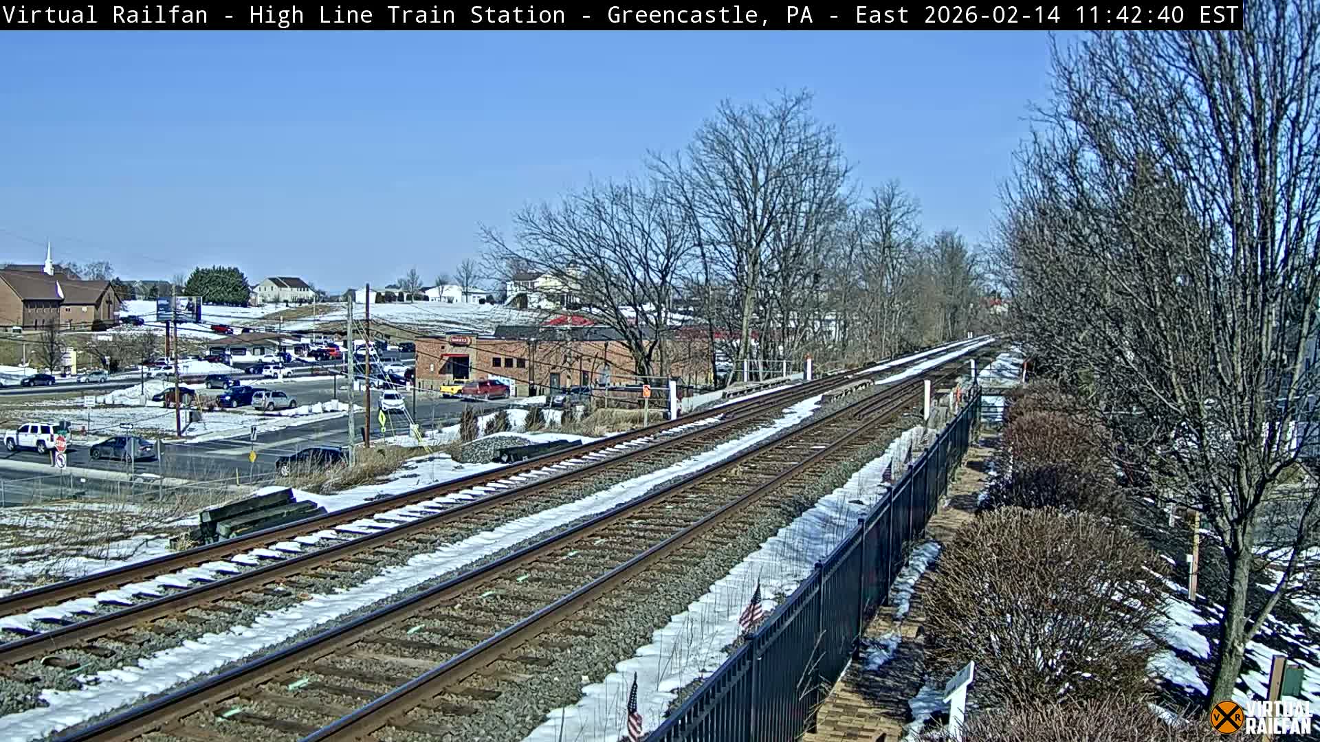 Greencastle Highline Train Station Live Cam - Greencastle, Franklin, Pennsylvania, USA