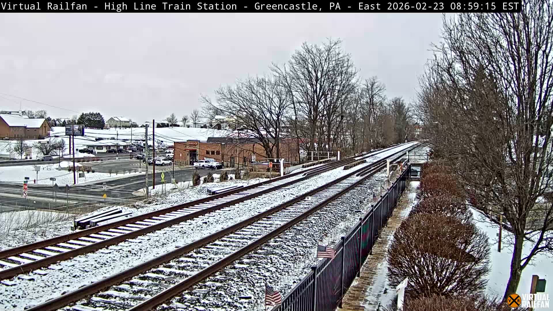 Greencastle Highline Train Station Live Cam - Greencastle, Franklin, Pennsylvania, USA