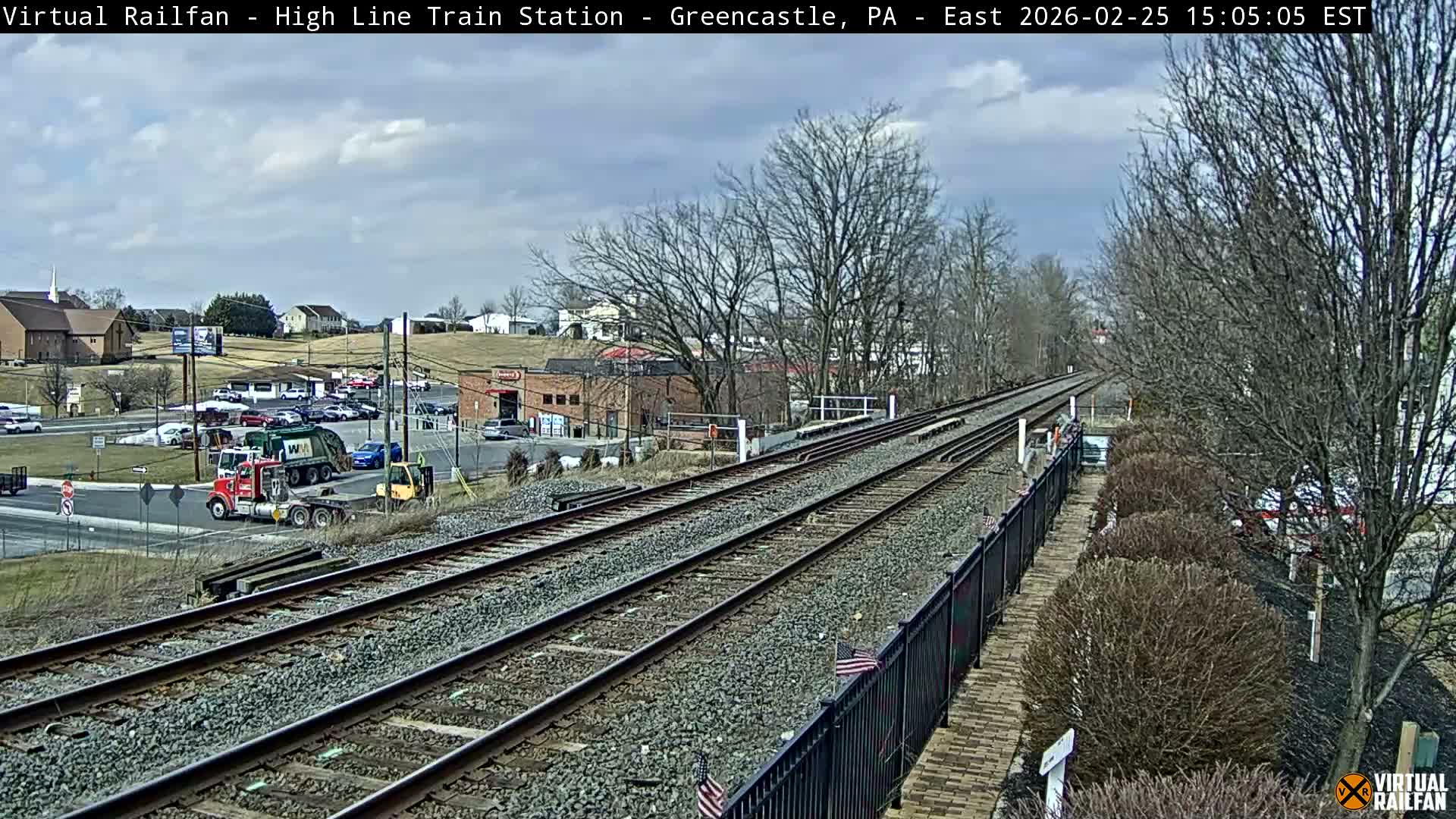 Greencastle Highline Train Station Live Cam - Greencastle, Franklin, Pennsylvania, USA