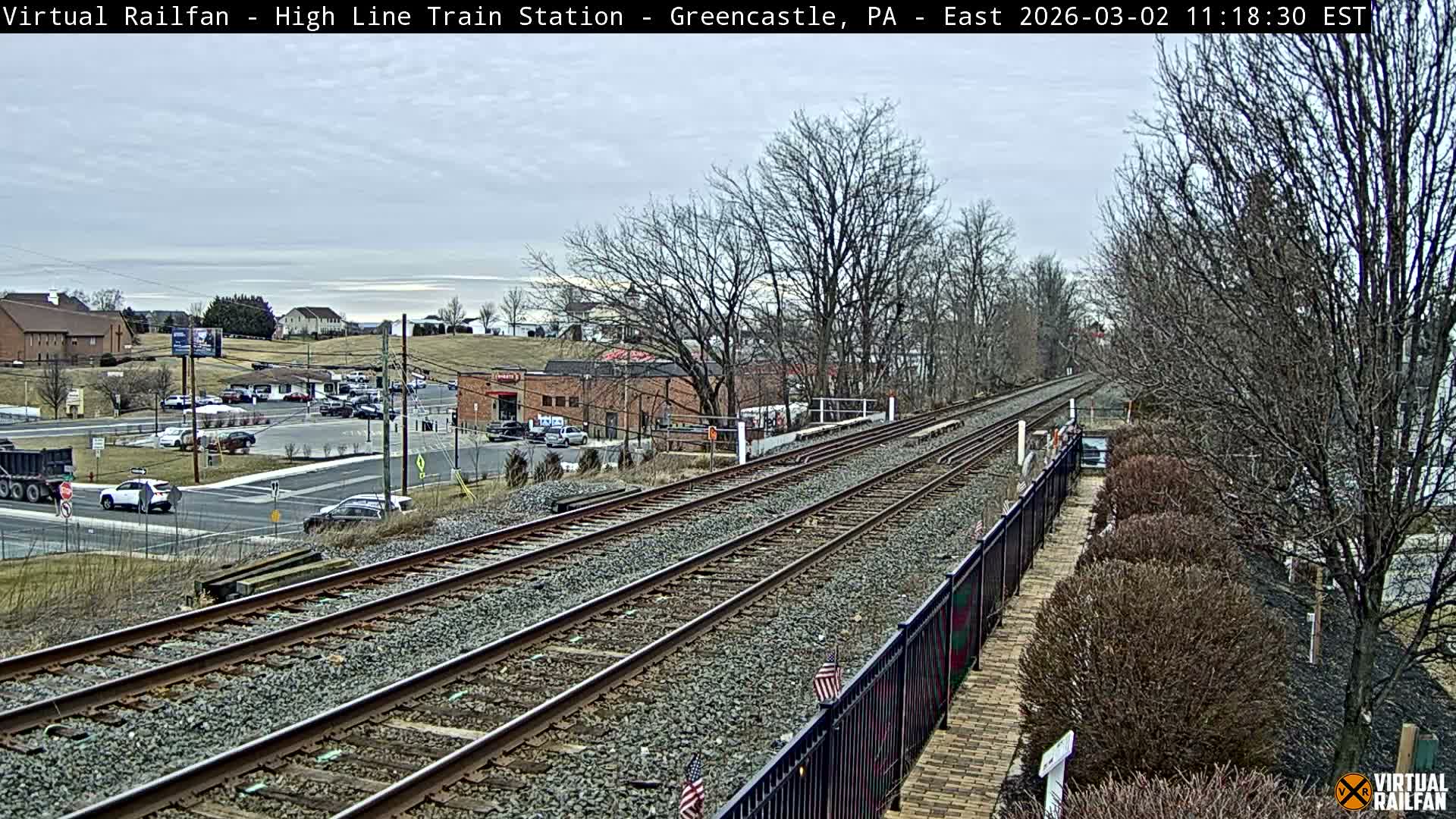 Greencastle Highline Train Station Live Cam - Greencastle, Franklin, Pennsylvania, USA