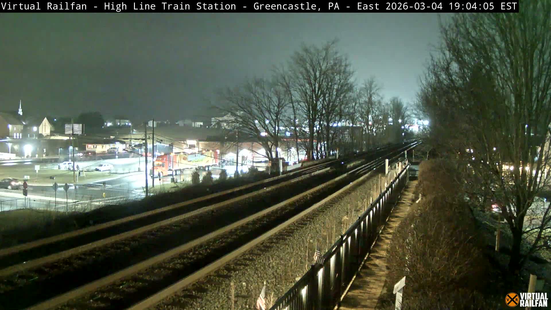 Greencastle Highline Train Station Live Cam - Greencastle, Franklin, Pennsylvania, USA