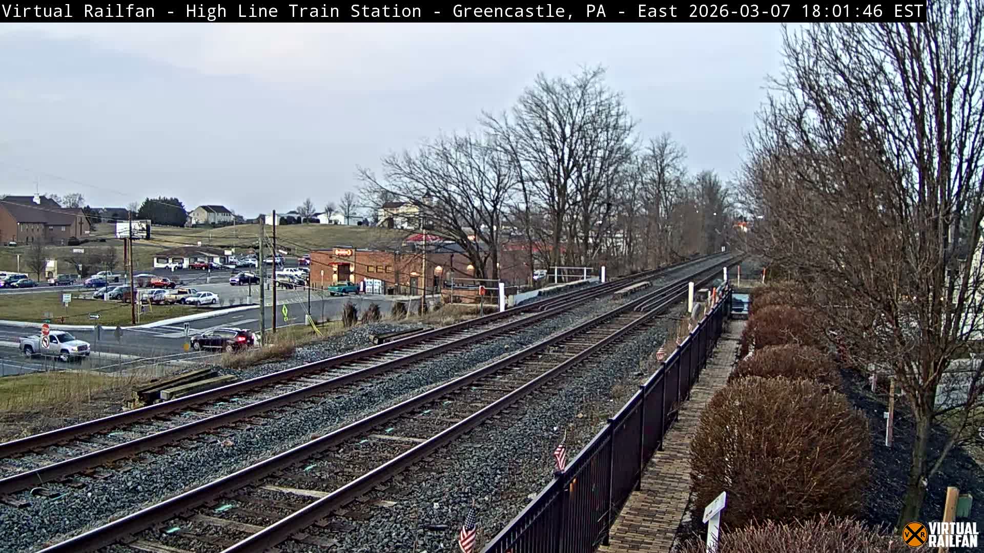 Greencastle Highline Train Station Live Cam - Greencastle, Franklin, Pennsylvania, USA