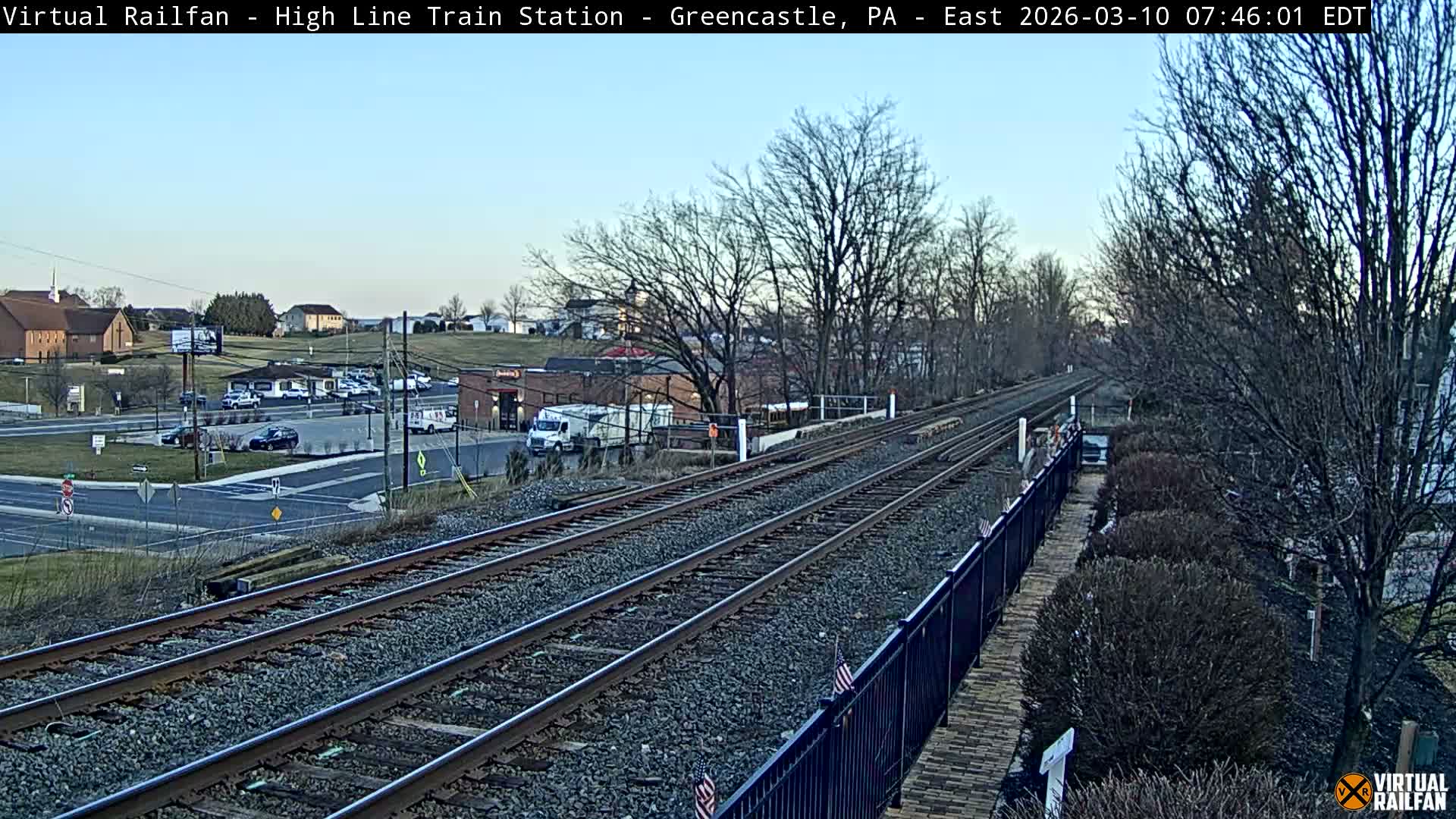 Greencastle Highline Train Station Live Cam - Greencastle, Franklin, Pennsylvania, USA