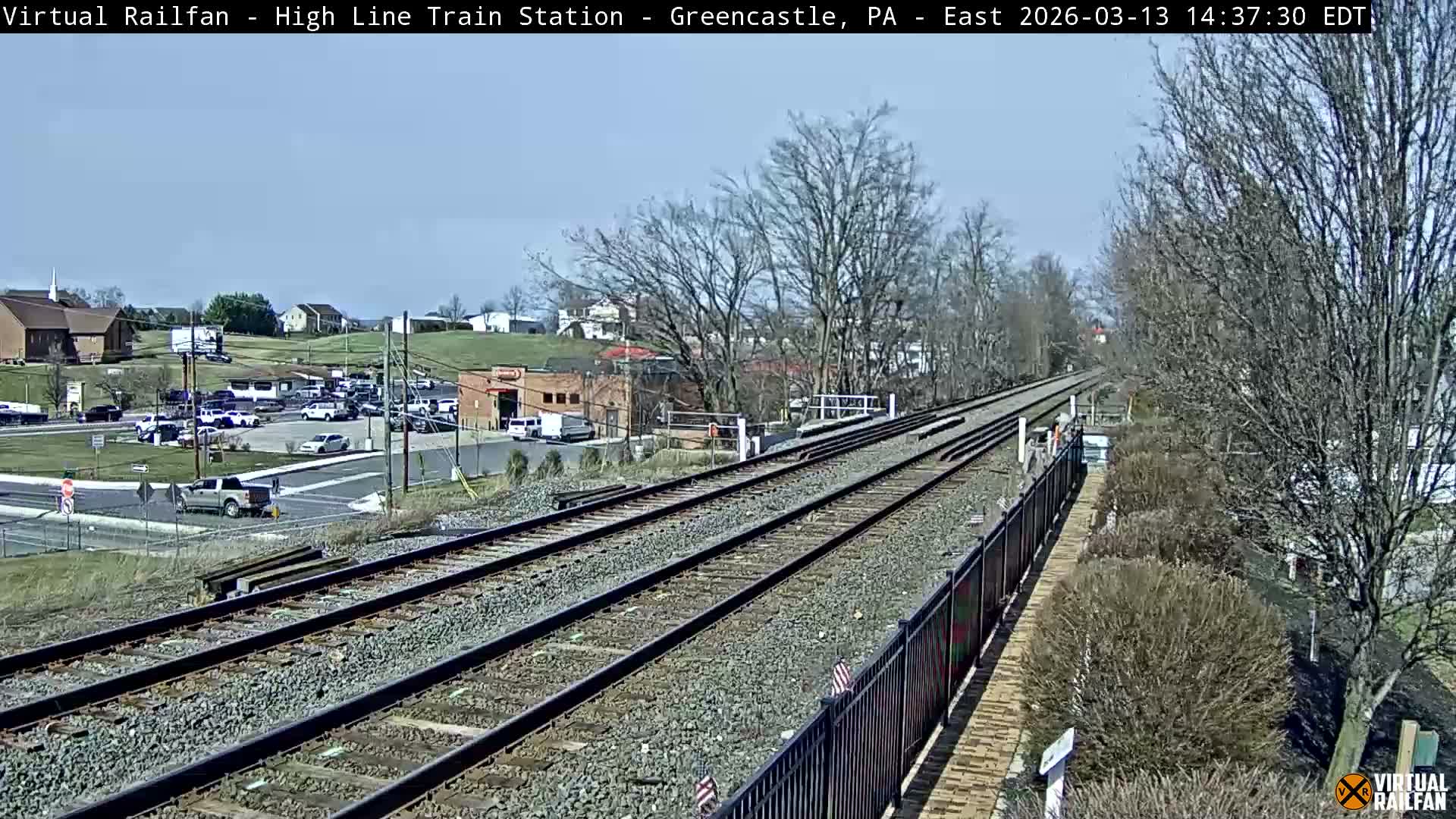 Greencastle Highline Train Station Live Cam - Greencastle, Franklin, Pennsylvania, USA