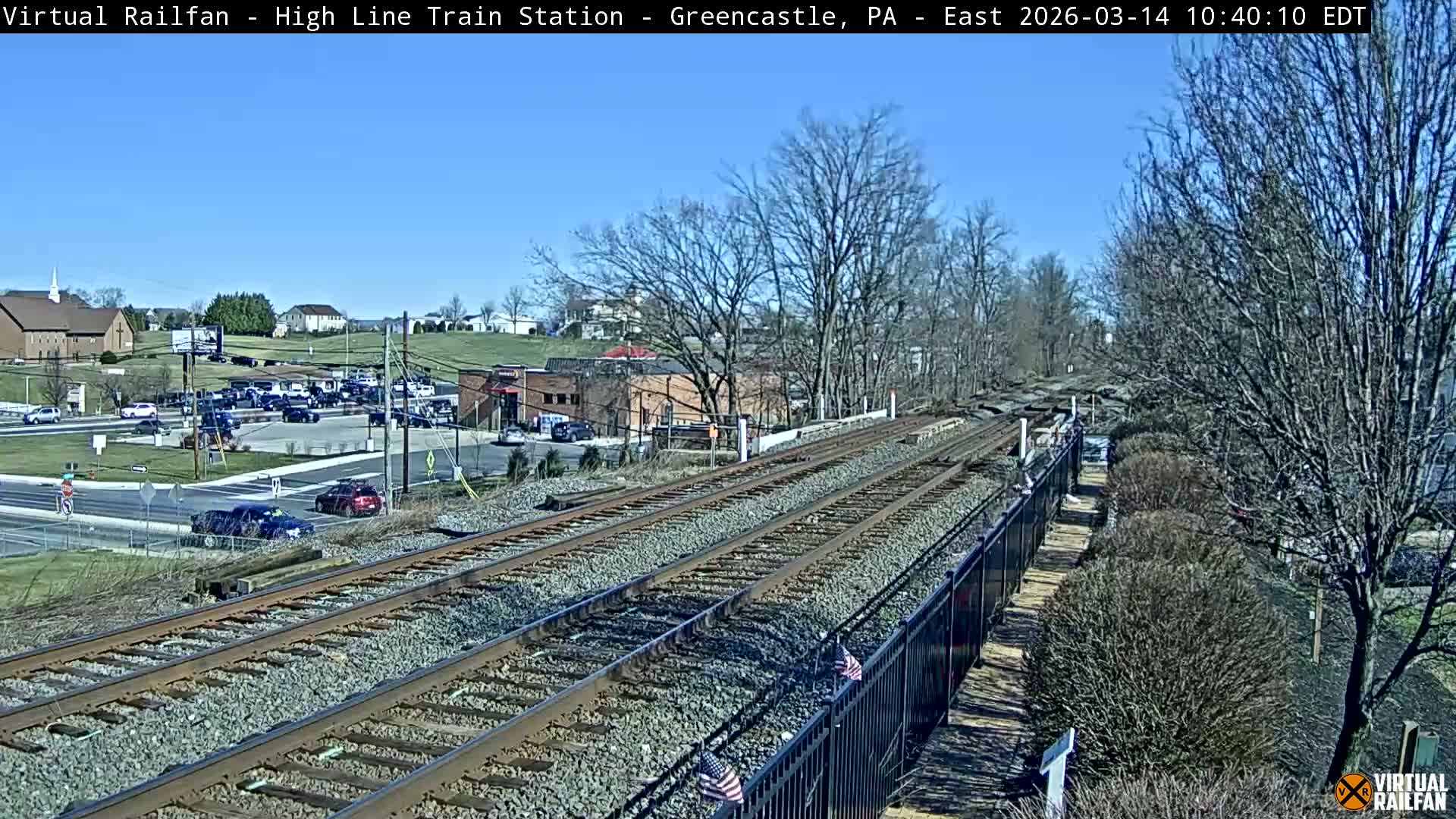 Greencastle Highline Train Station Live Cam - Greencastle, Franklin, Pennsylvania, USA