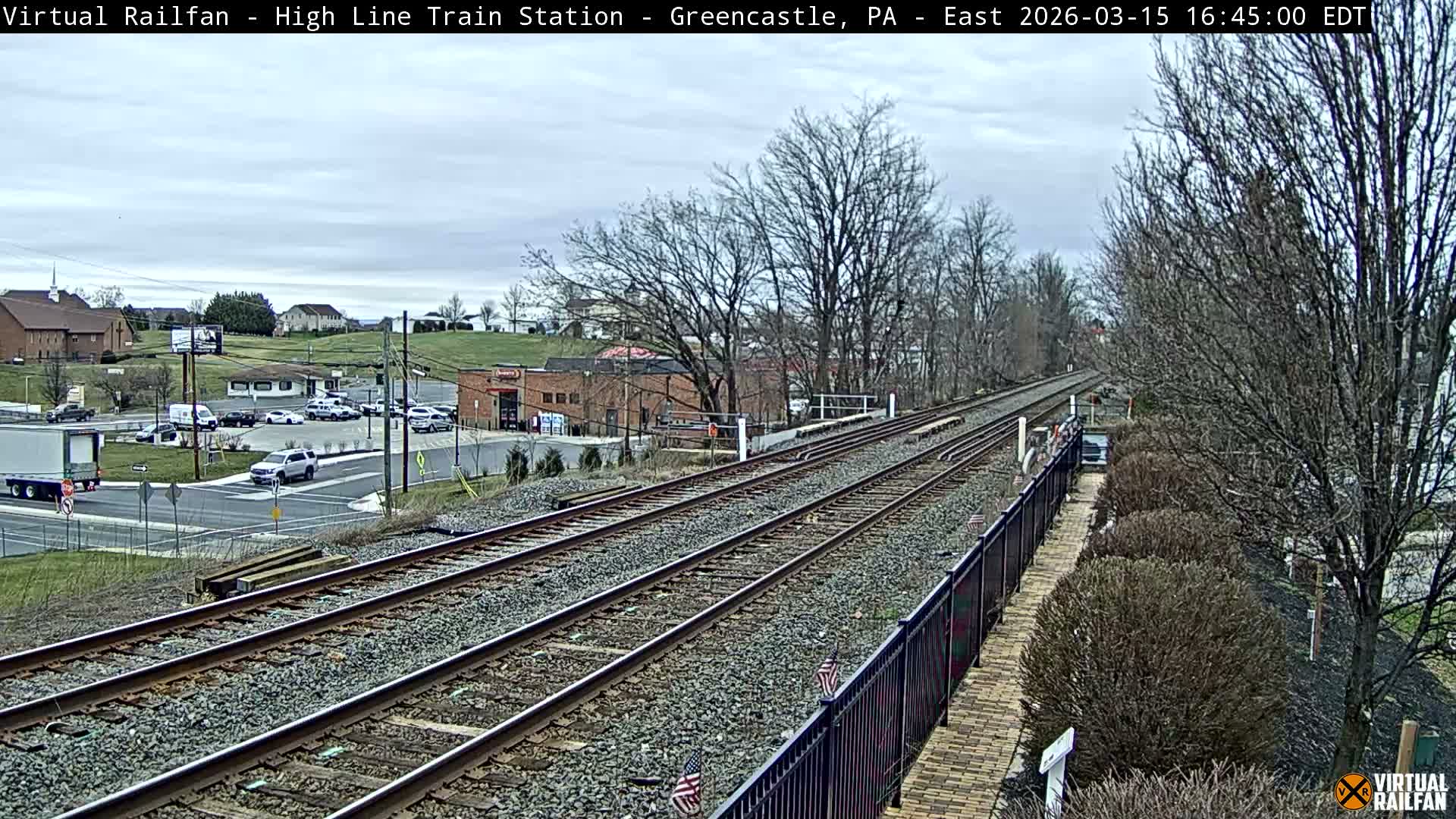 Greencastle Highline Train Station Live Cam - Greencastle, Franklin, Pennsylvania, USA