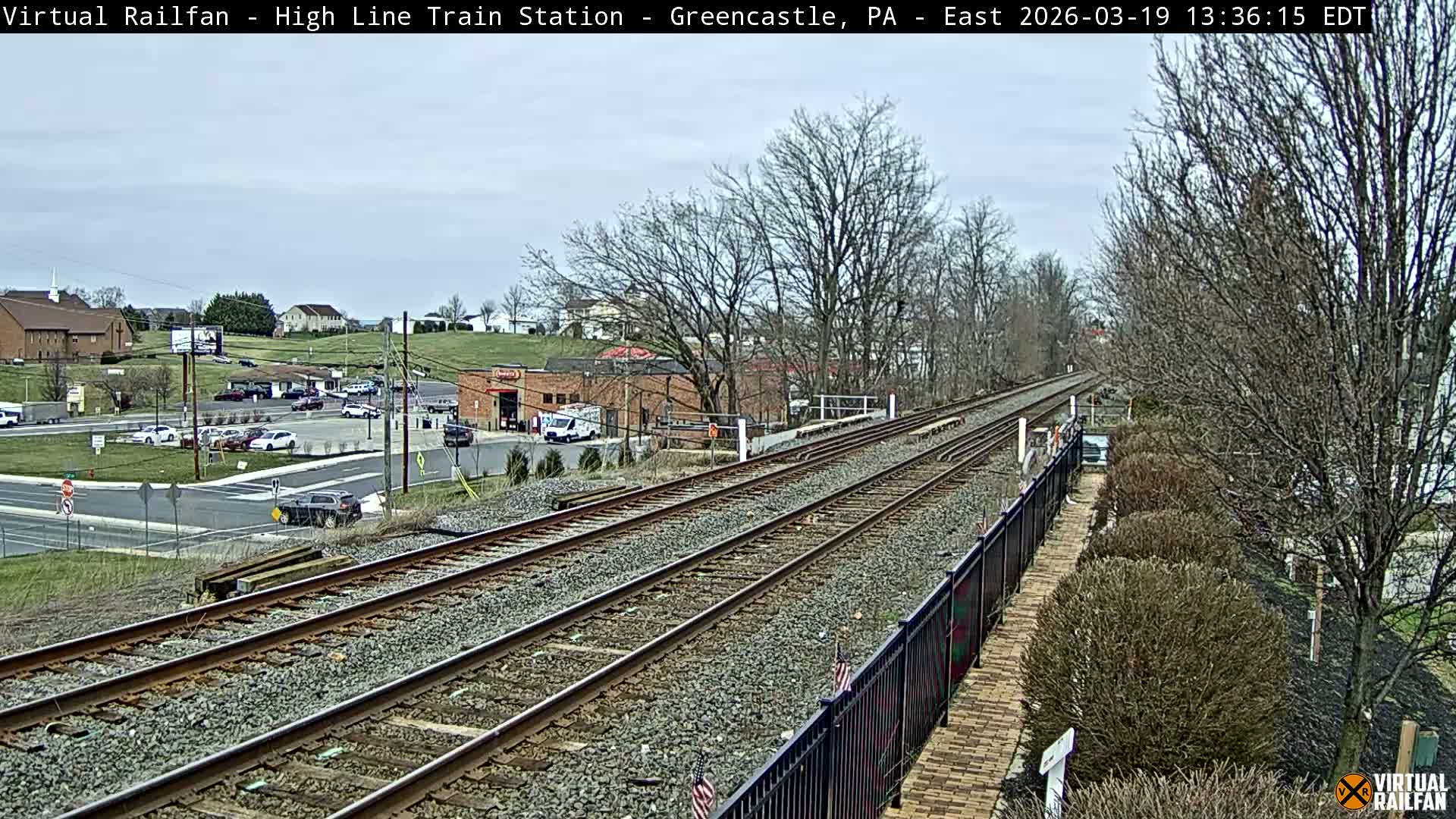 Greencastle Highline Train Station Live Cam - Greencastle, Franklin, Pennsylvania, USA