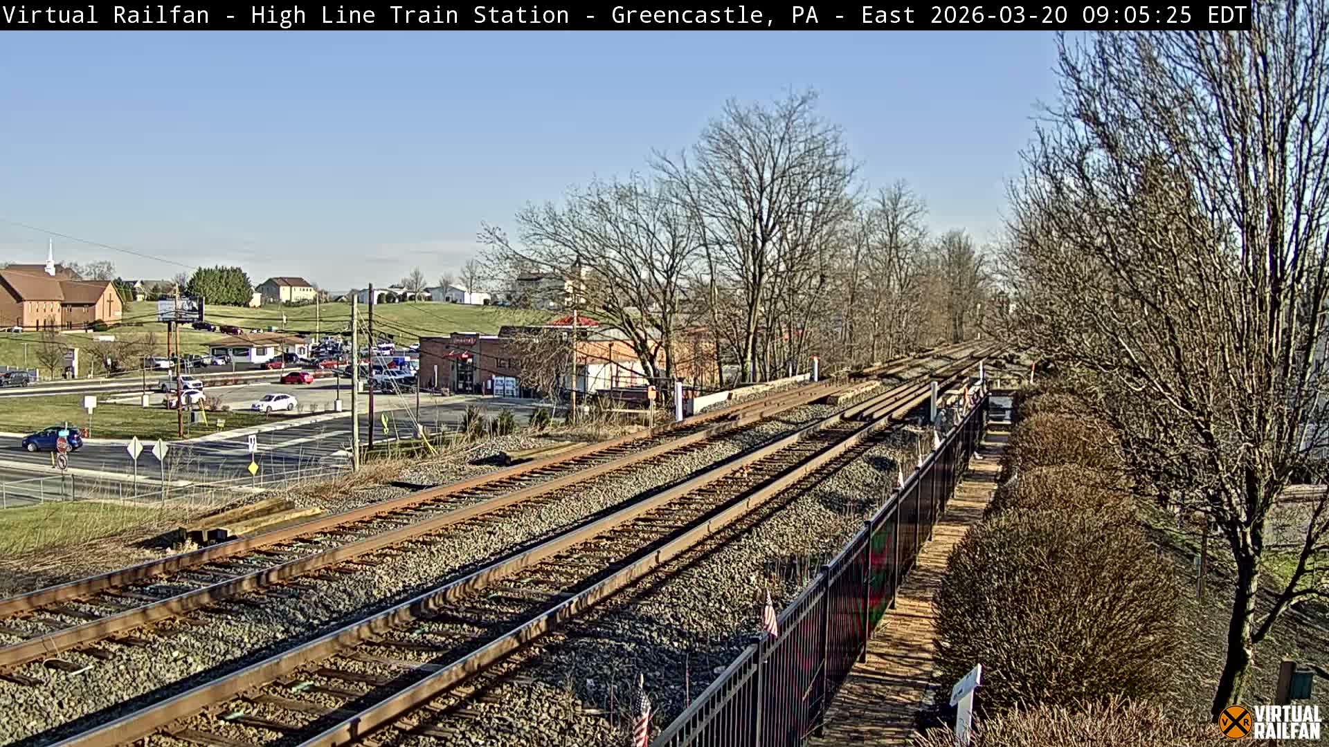 Greencastle Highline Train Station Live Cam - Greencastle, Franklin, Pennsylvania, USA