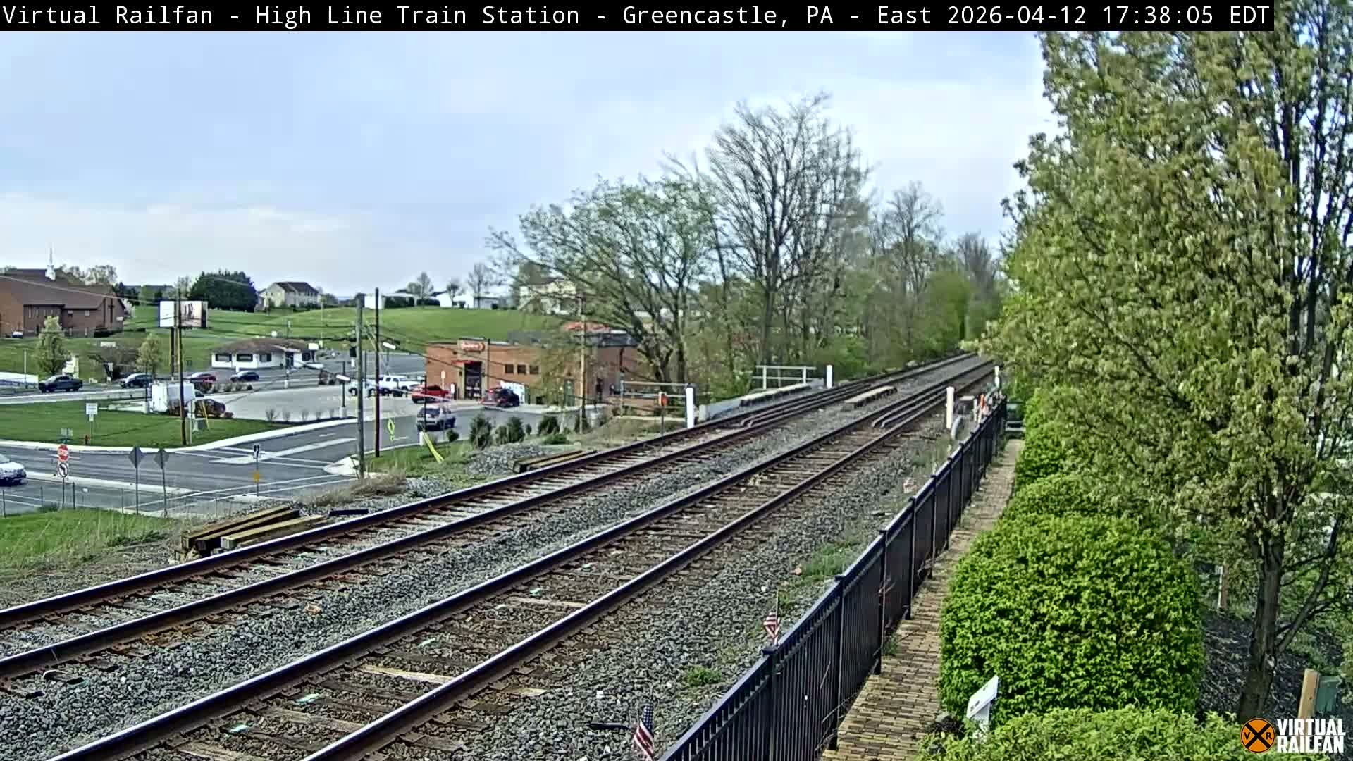 Greencastle Highline Train Station Live Cam - Greencastle, Franklin, Pennsylvania, USA