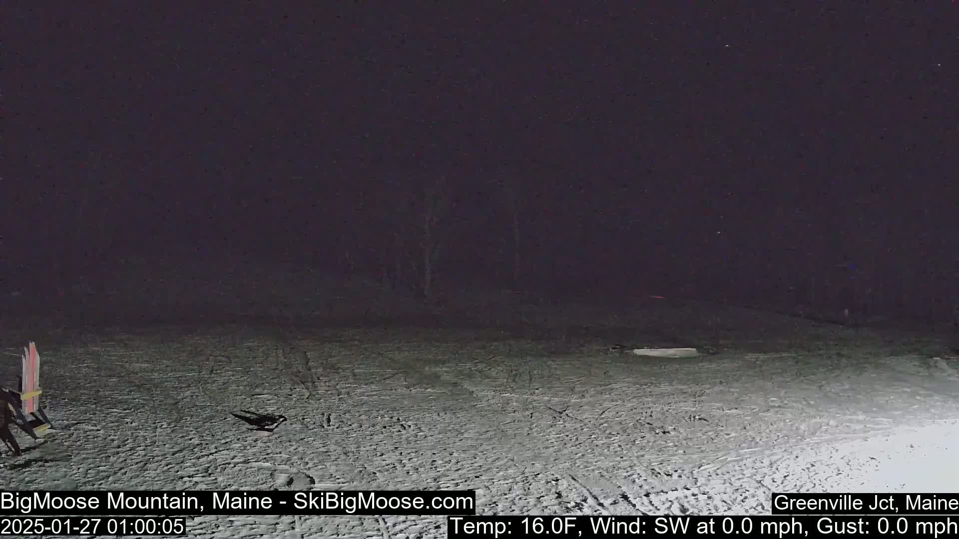 Big Moose Mountain Ski Live Cam - Greenville, Maine, USA