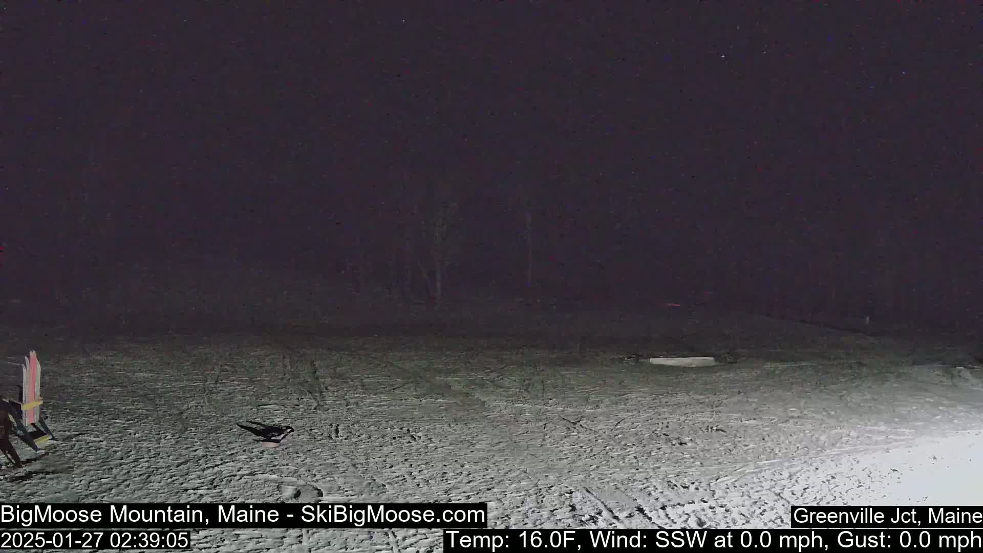 Big Moose Mountain Ski Live Cam - Greenville, Maine, USA