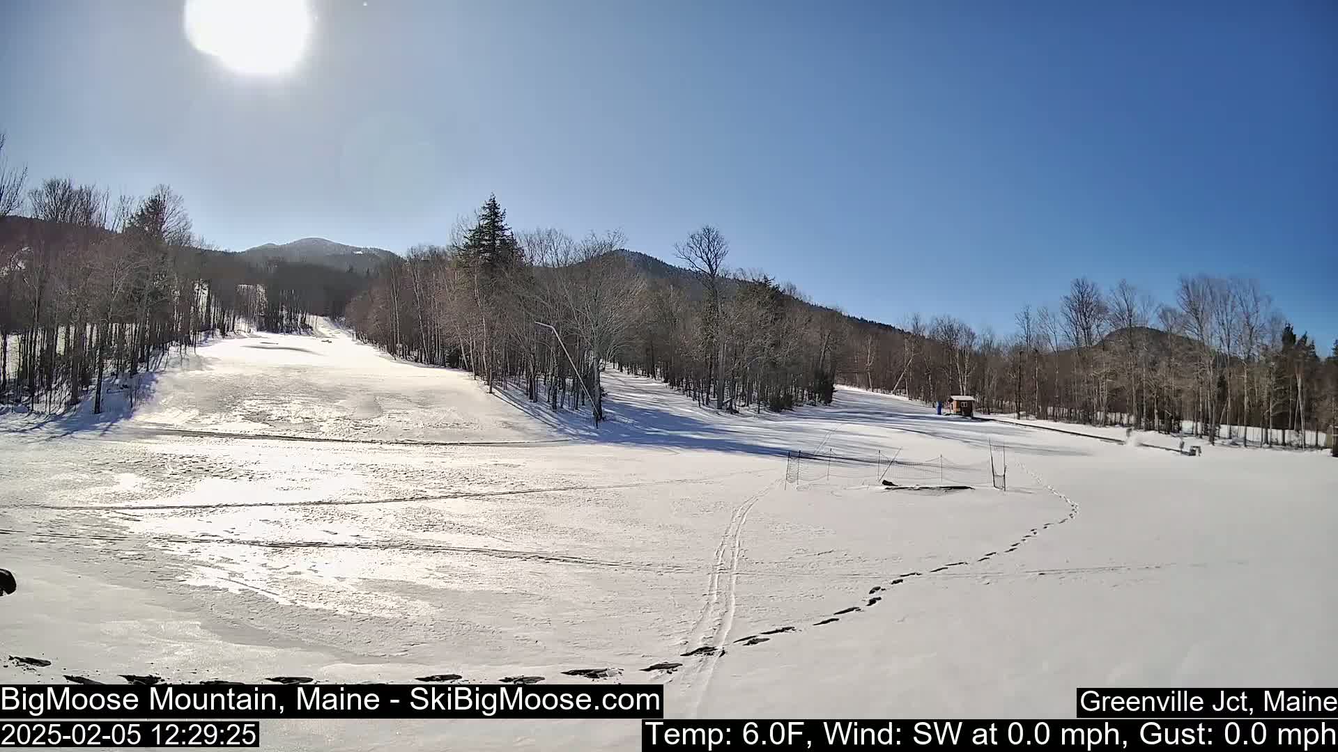 Big Moose Mountain Ski Live Cam - Greenville, Maine, USA