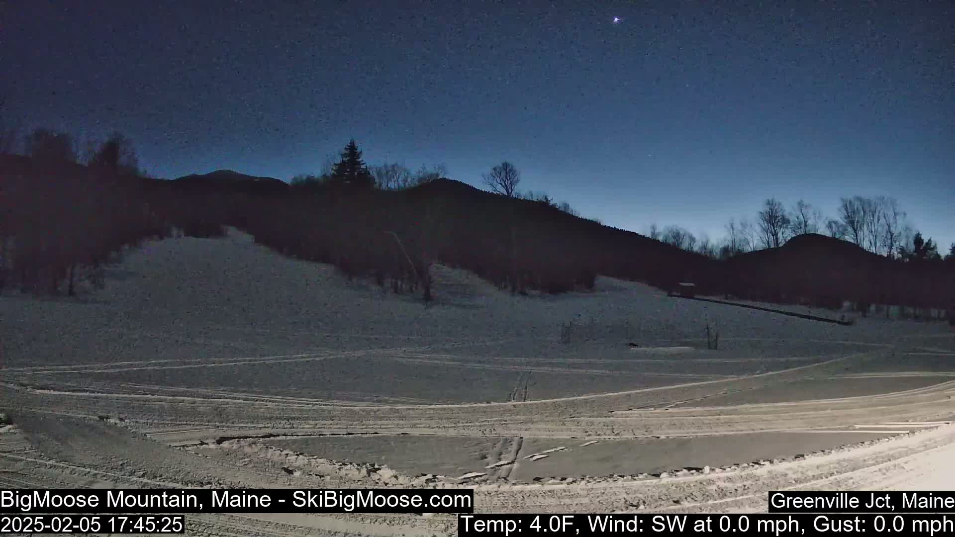 Big Moose Mountain Ski Live Cam - Greenville, Maine, USA