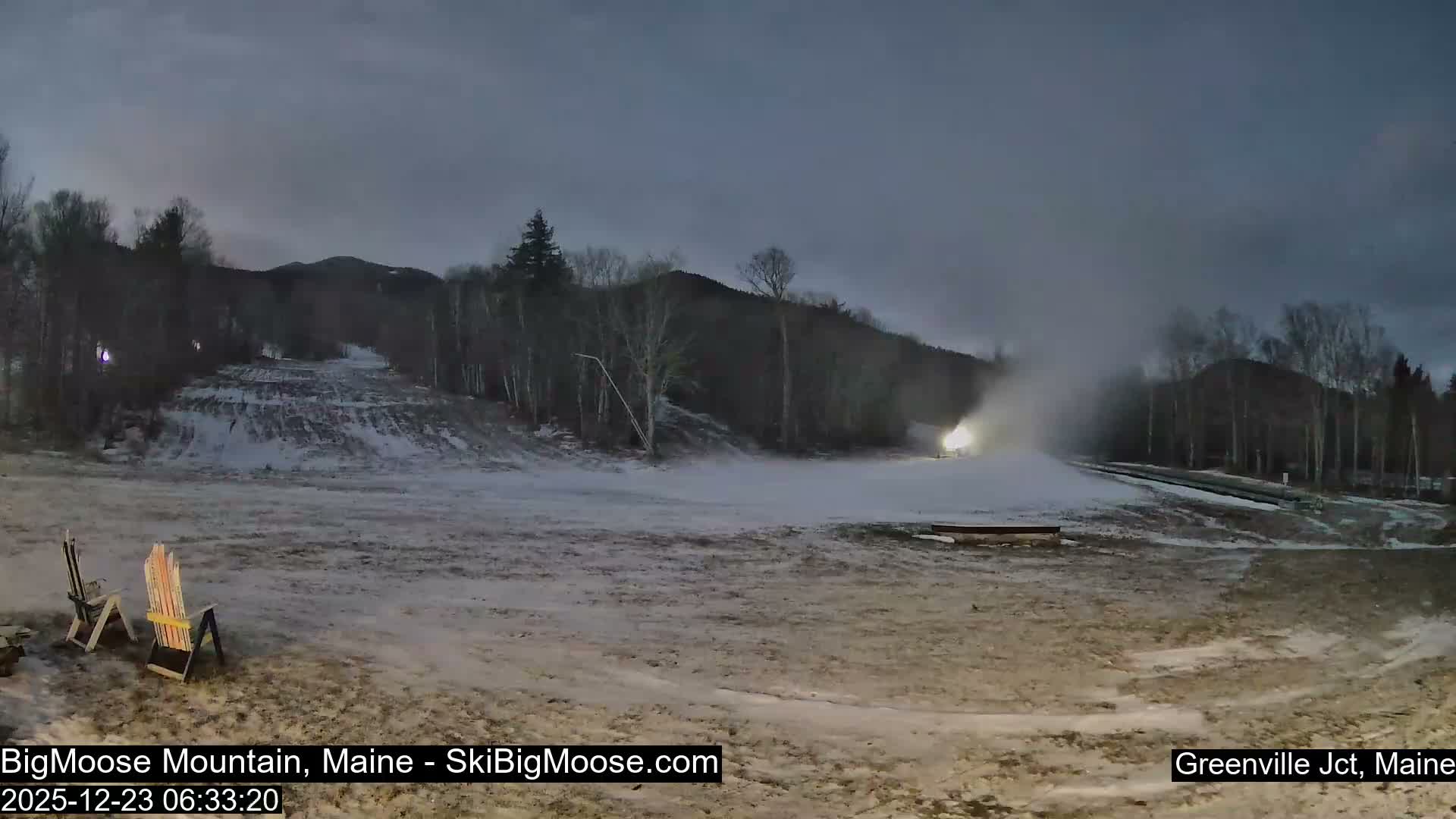 Big Moose Mountain Ski Live Cam - Greenville, Maine, USA