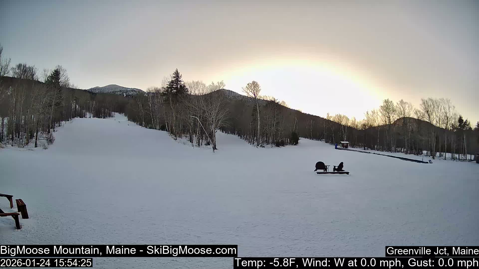 Big Moose Mountain Ski Live Cam - Greenville, Maine, USA