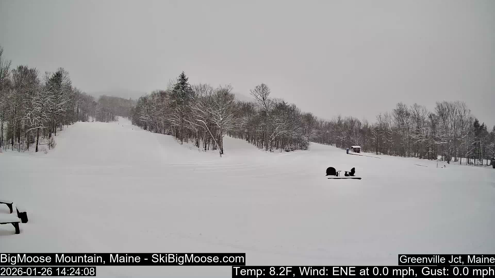 Big Moose Mountain Ski Live Cam - Greenville, Maine, USA