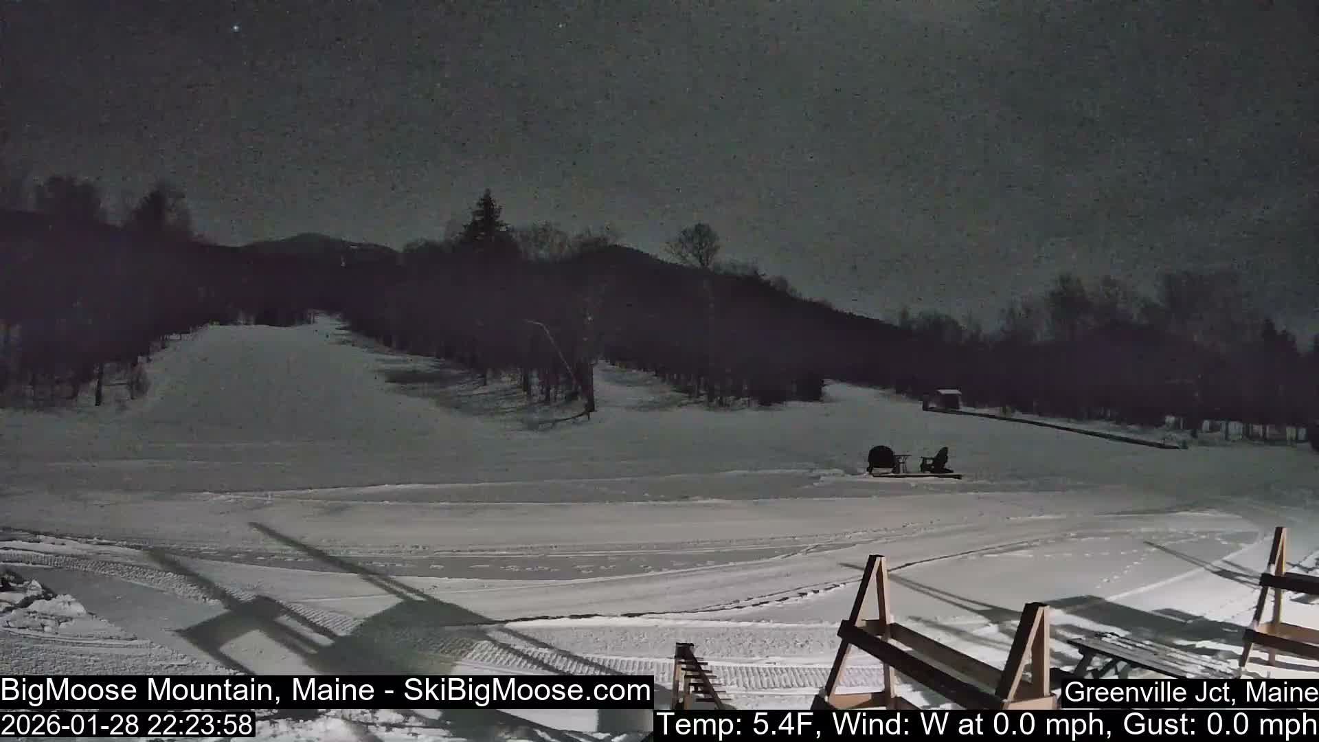 Big Moose Mountain Ski Live Cam - Greenville, Maine, USA