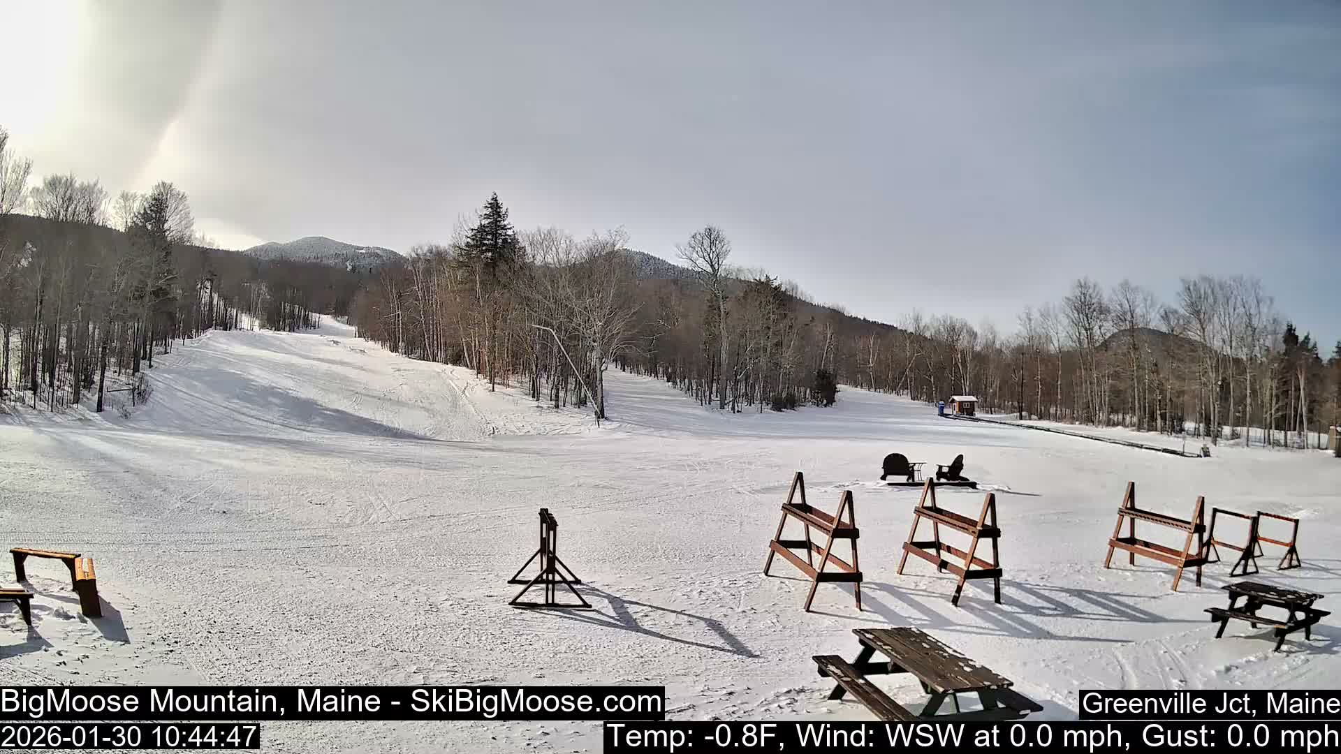 Big Moose Mountain Ski Live Cam - Greenville, Maine, USA